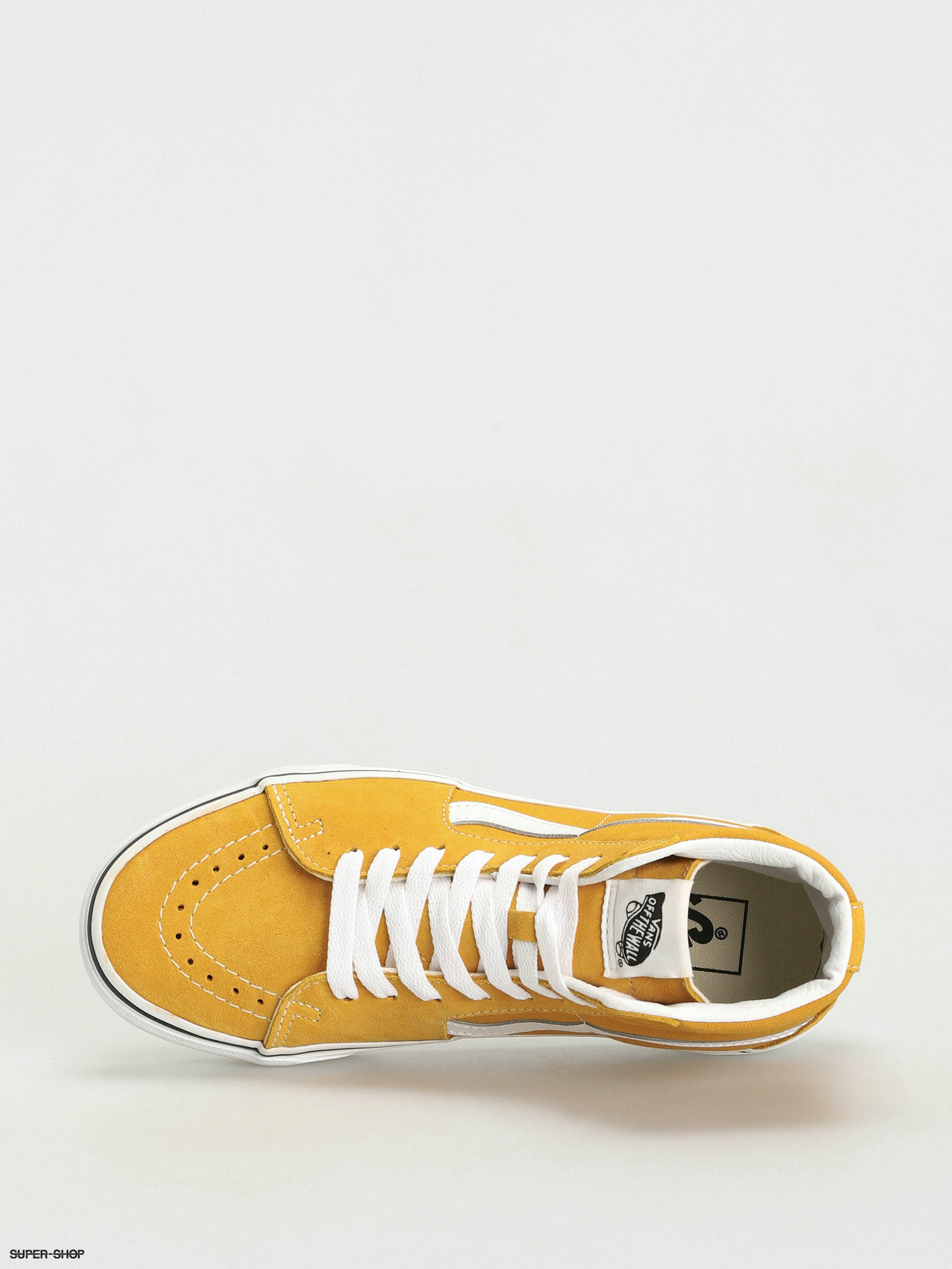 Vans sk8 hi yellow hot sale