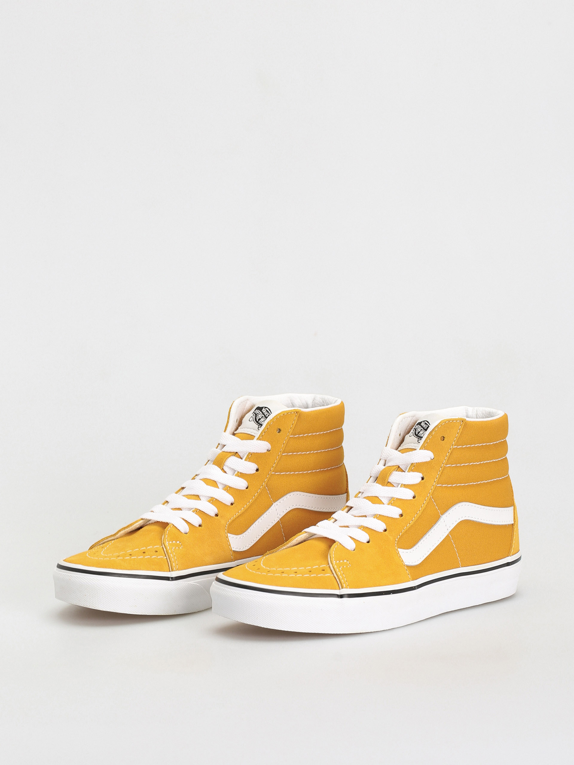 Vans Sk8 Hi Shoes (color theory golden yellow)