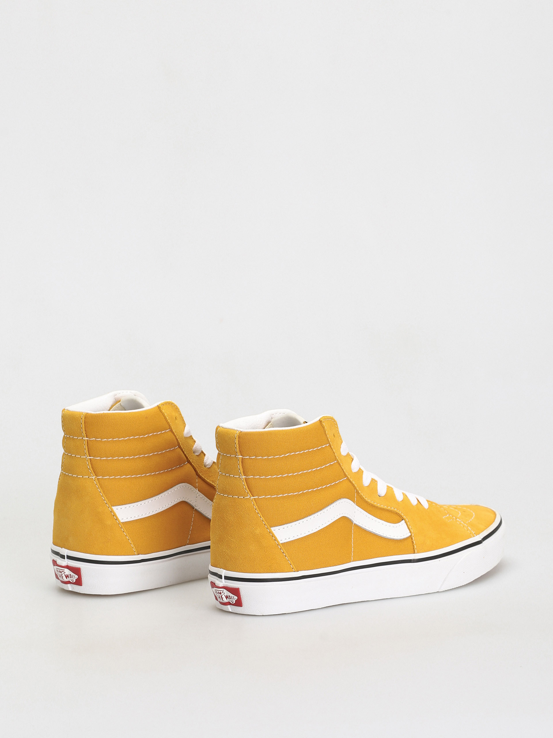 Vans Sk8 Hi Shoes (color theory golden yellow)