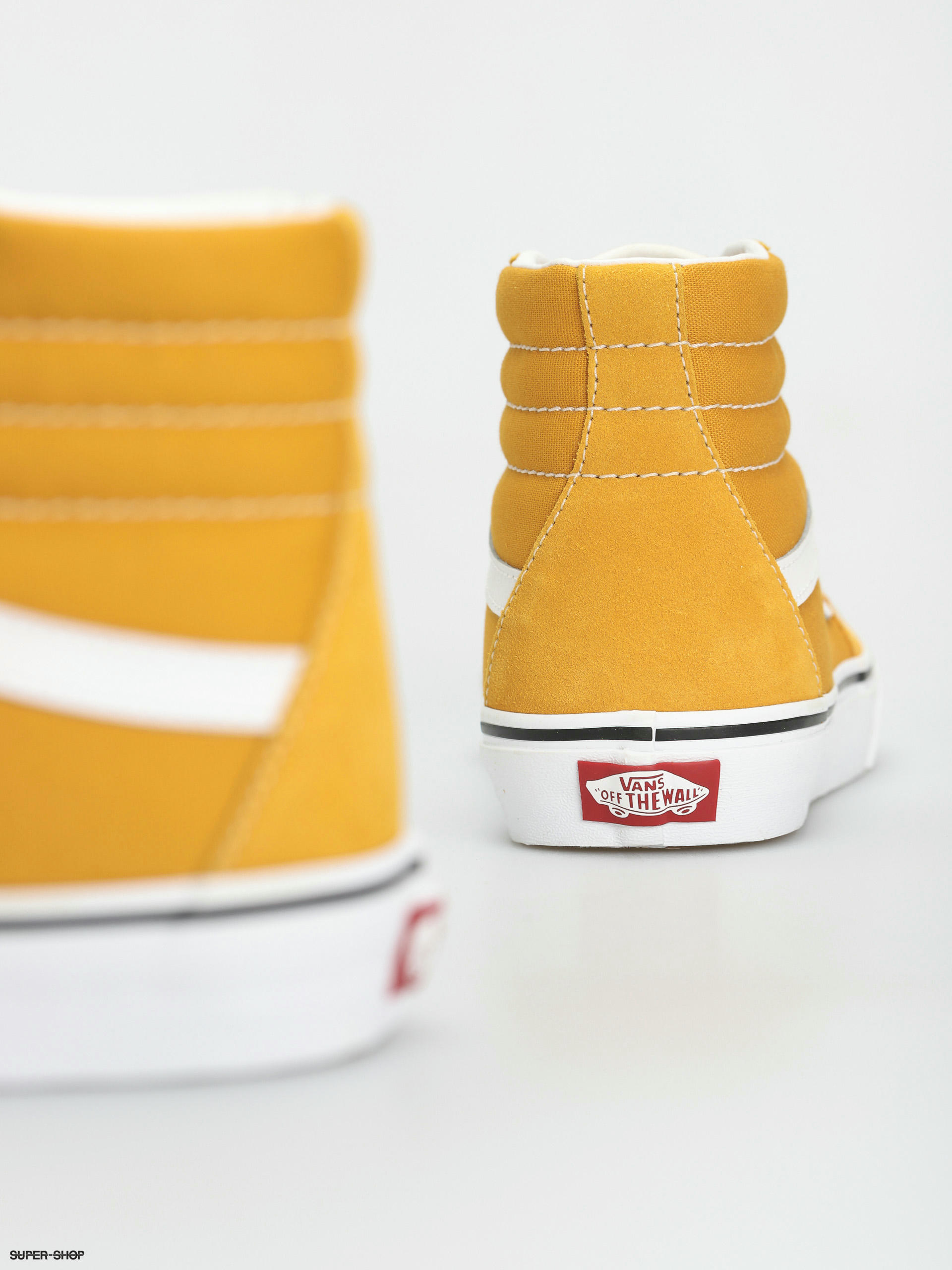 Gold hotsell yellow vans