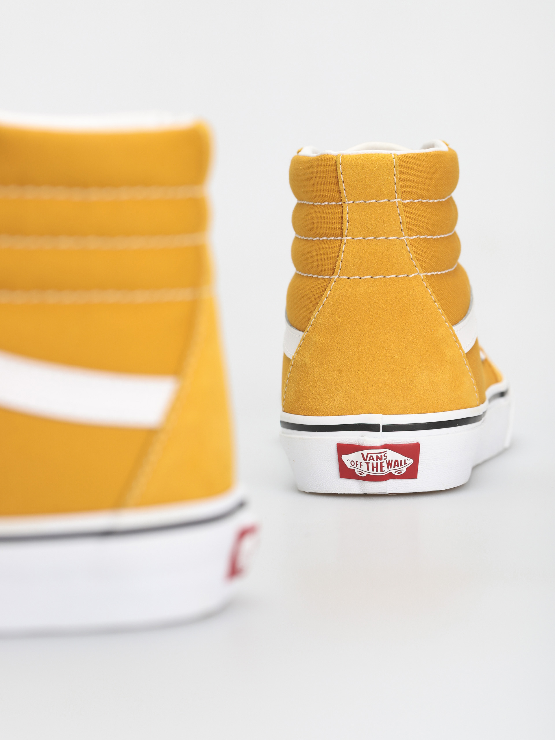 Vans Sk8 Hi Shoes (color theory golden yellow)