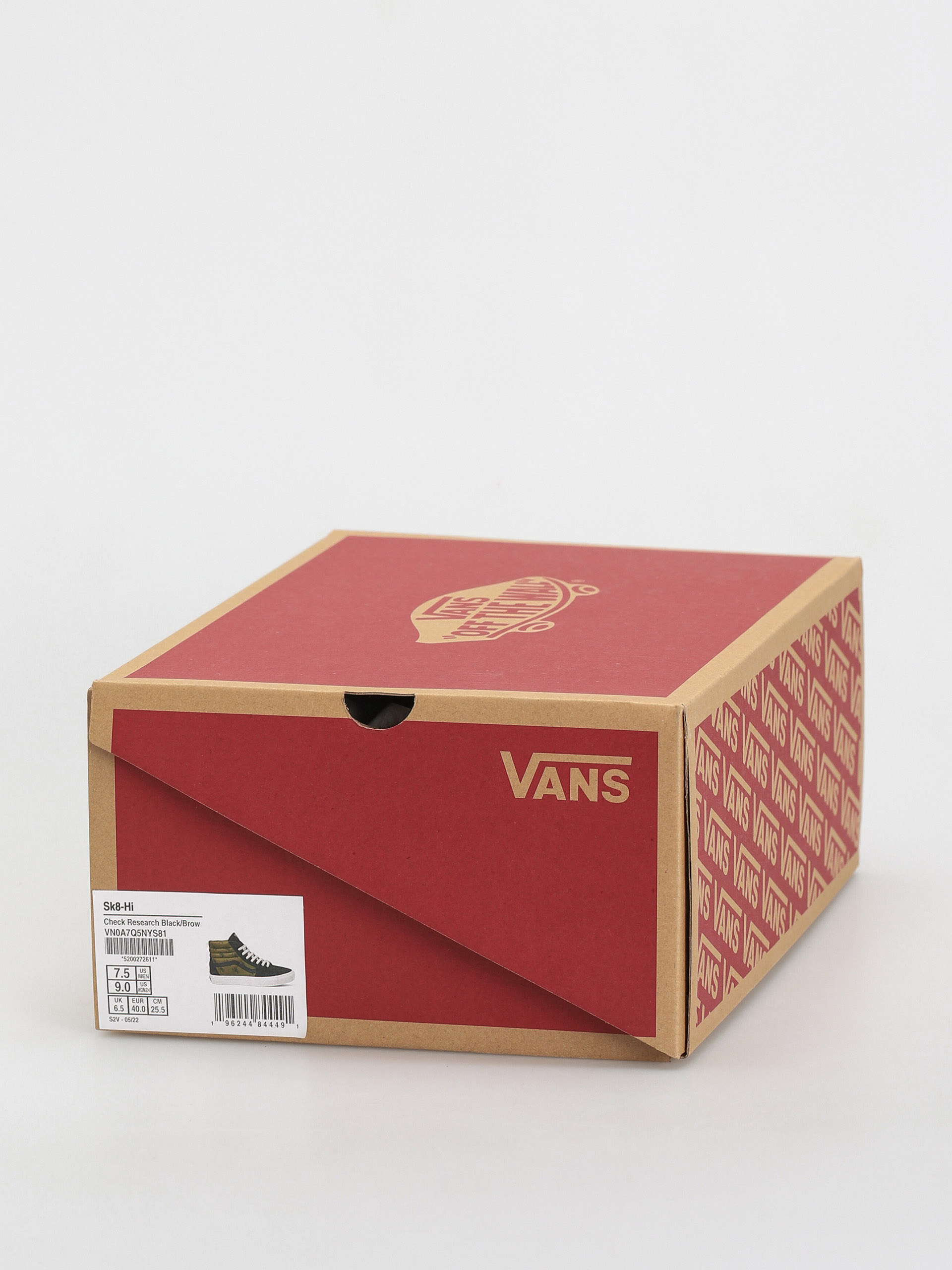 Vans Sk8 Hi Shoes (check research black/brown)