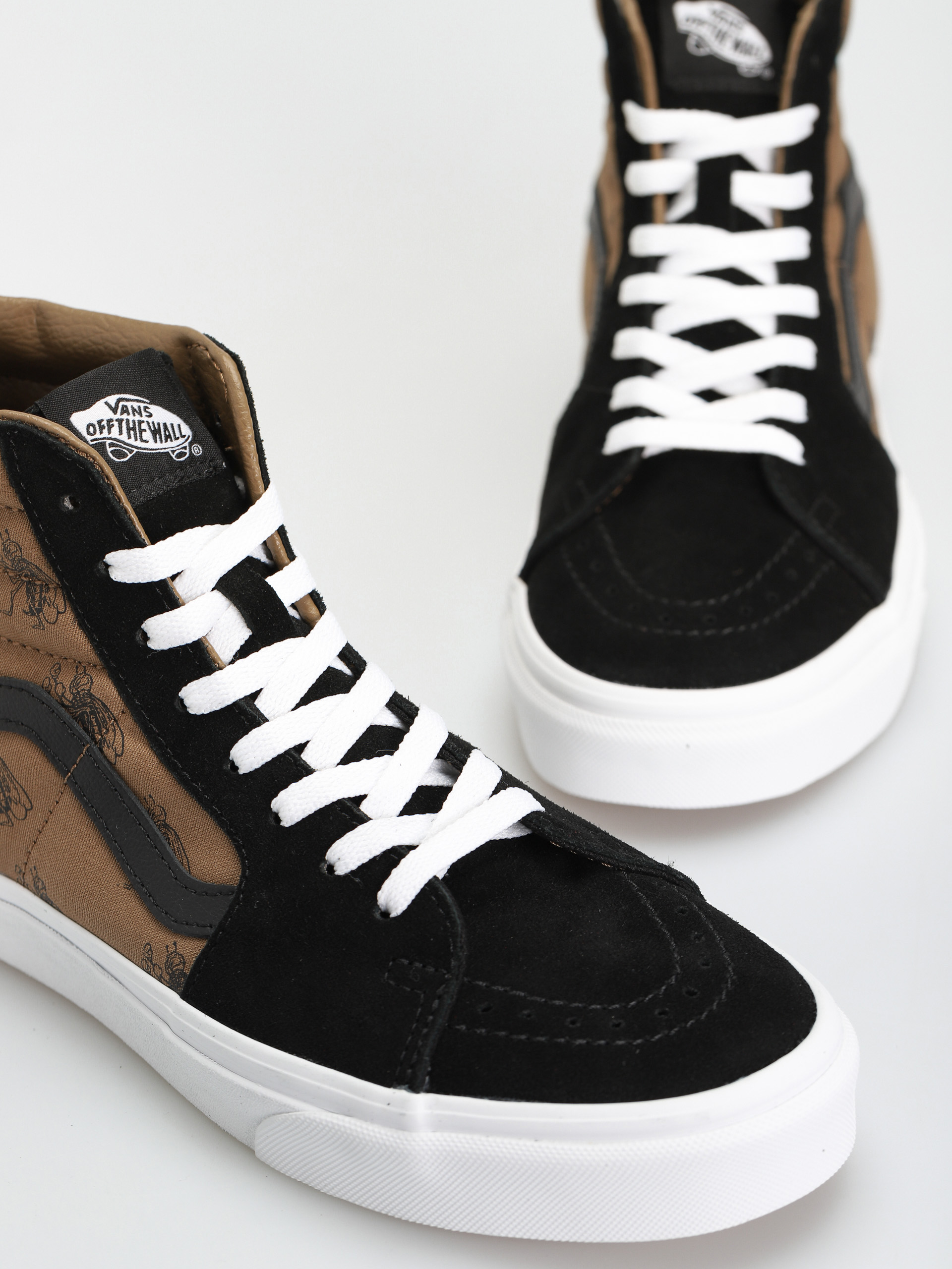 Vans Sk8 Hi Shoes (check research black/brown)