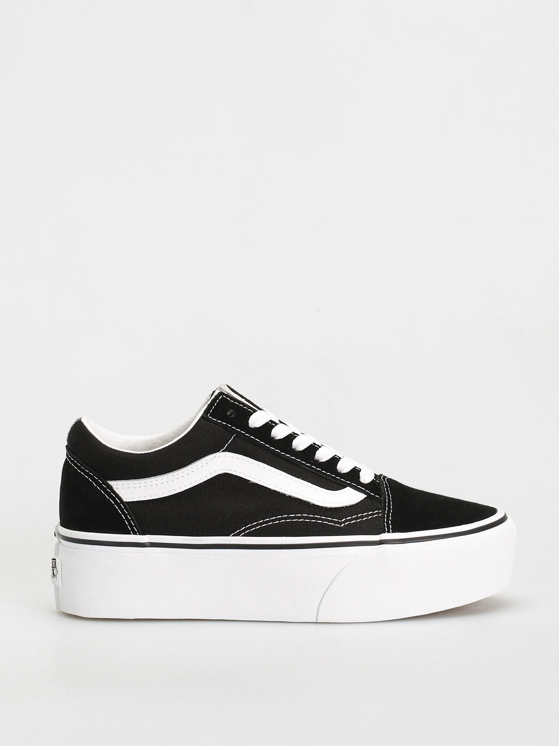 Vans Old Skool Stackform Schuhe (suede/canvas black/true white)