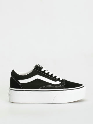 Vans Old Skool Stackform Shoes (suede/canvas black/true white)