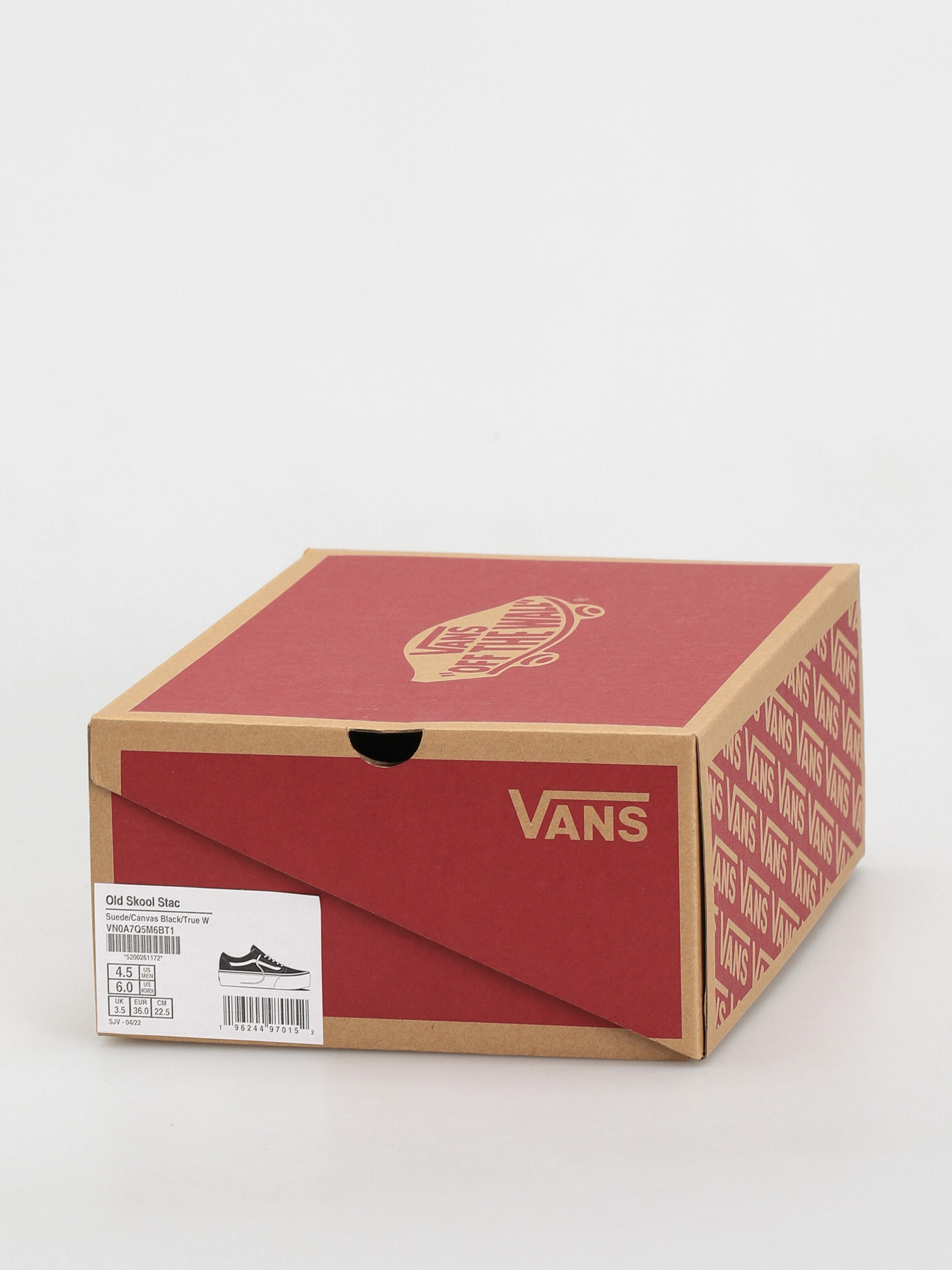 Vans Old Skool Stackform Shoes (suede/canvas black/true white)