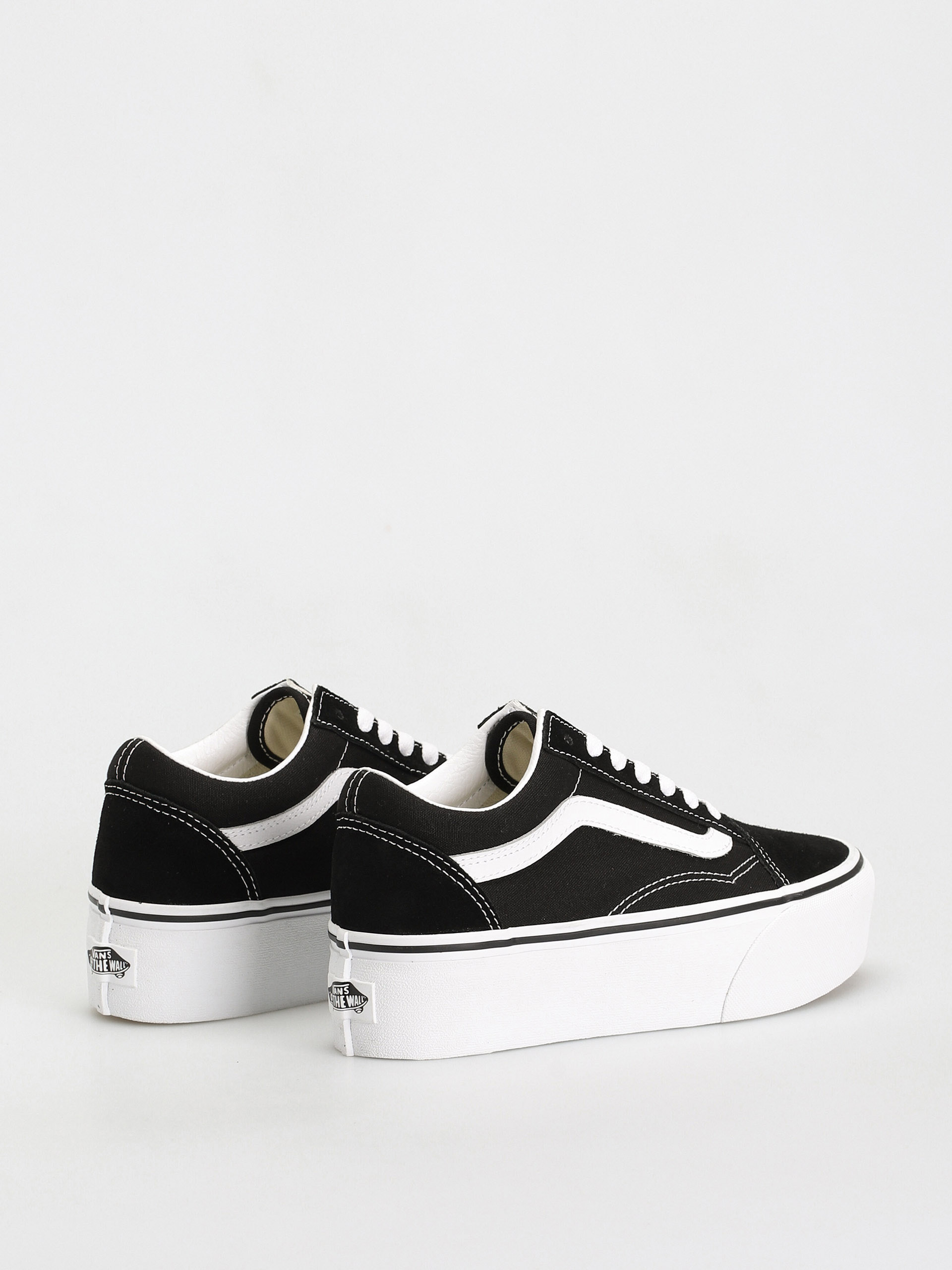 Vans Old Skool Stackform Schuhe (suede/canvas black/true white)