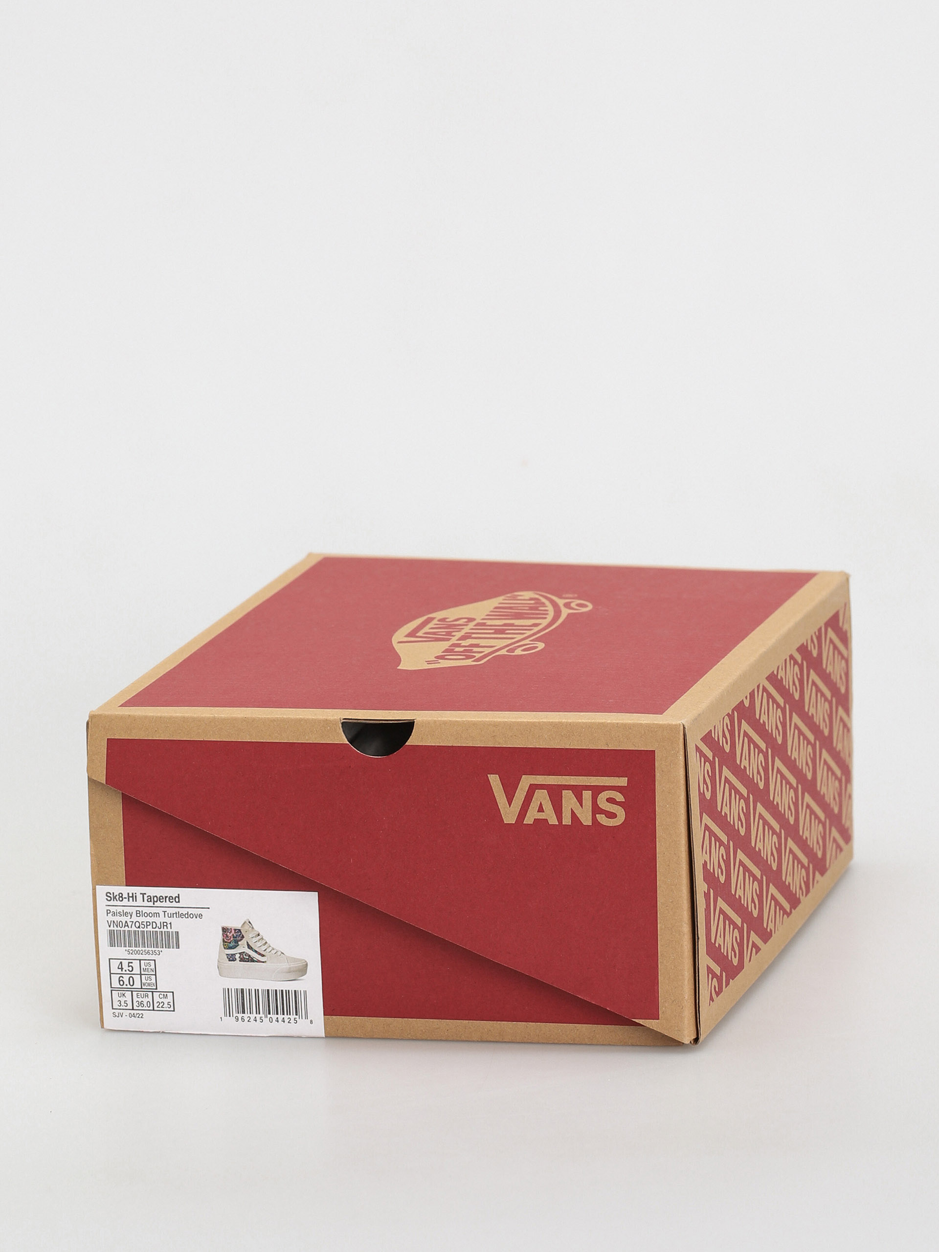 Vans Sk8 Hi Tapered Stackform Shoes - beige (paisley bloom