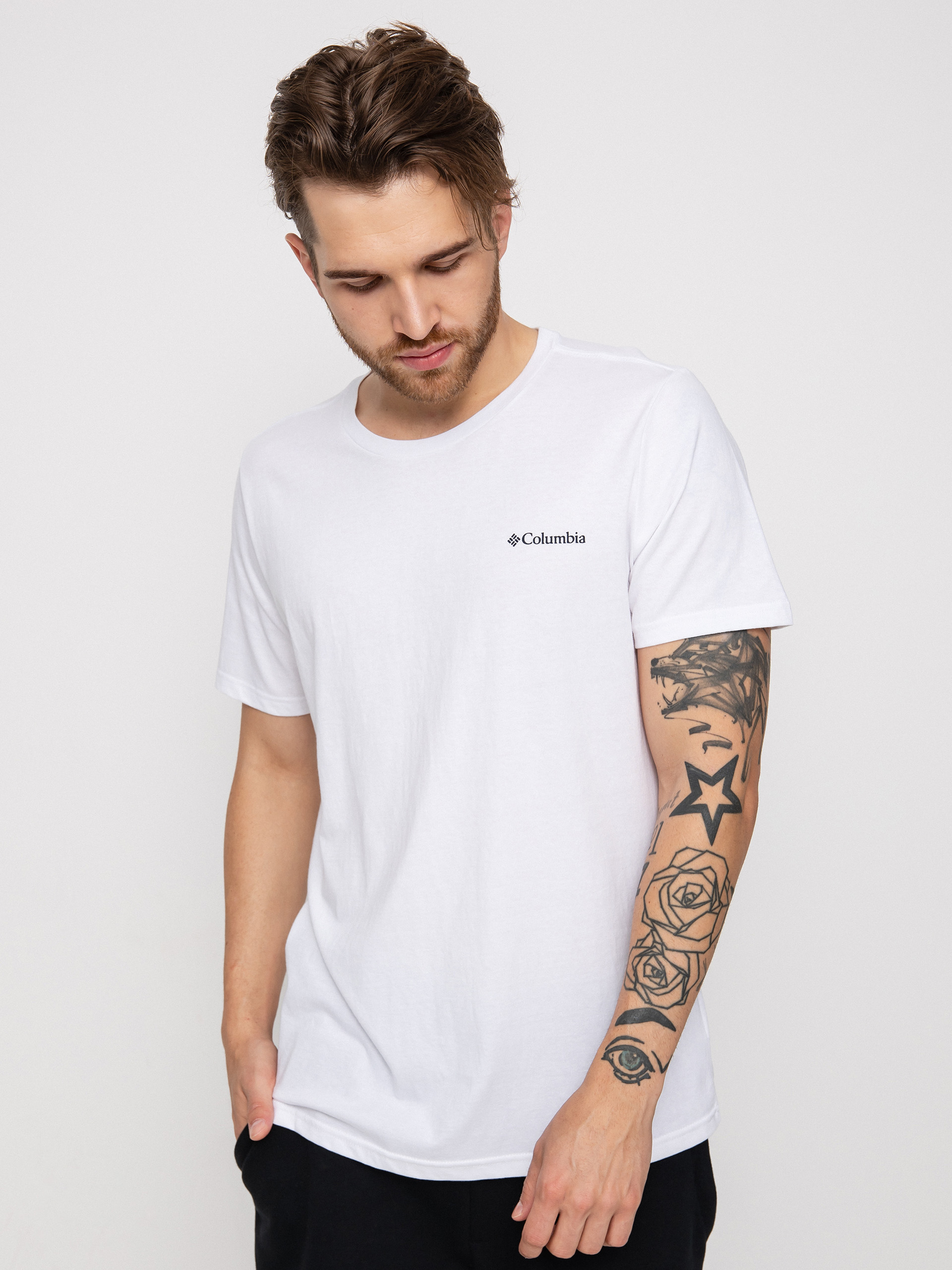 Columbia Rapid Ridge Back Graphic II T-shirt (white foggy ha)
