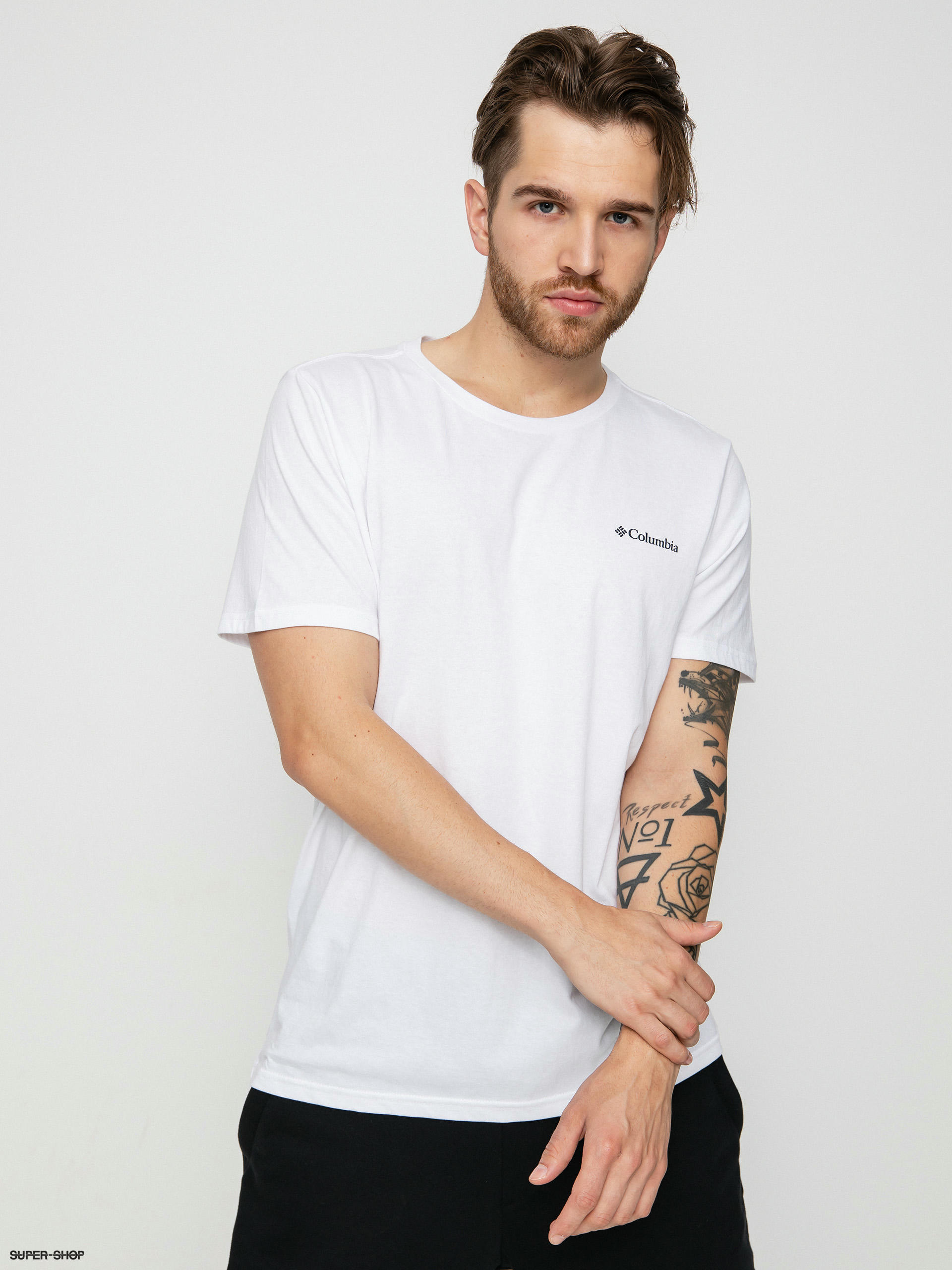 columbia shirt white