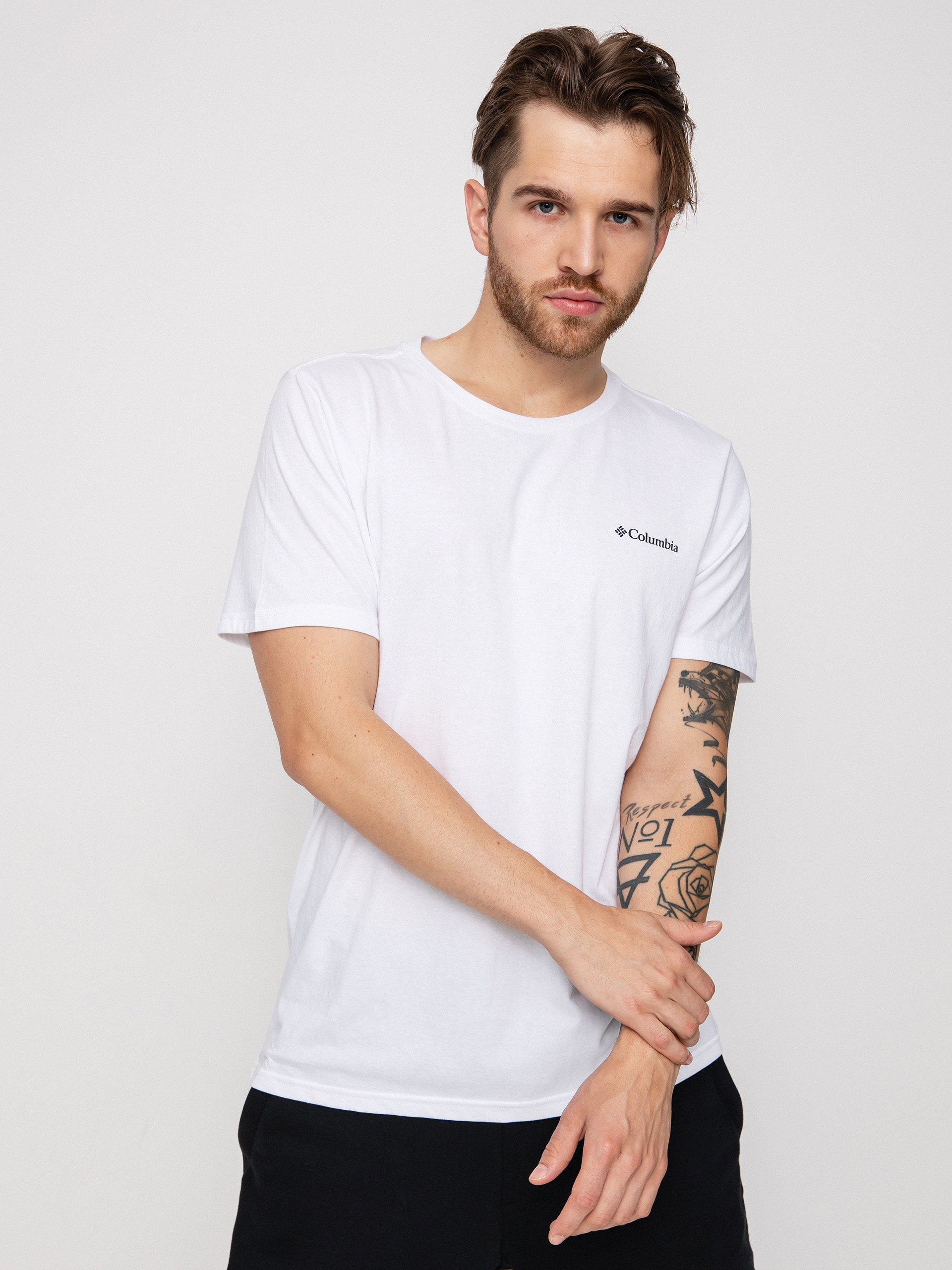 Columbia Rapid Ridge Back Graphic II T-shirt (white foggy ha)