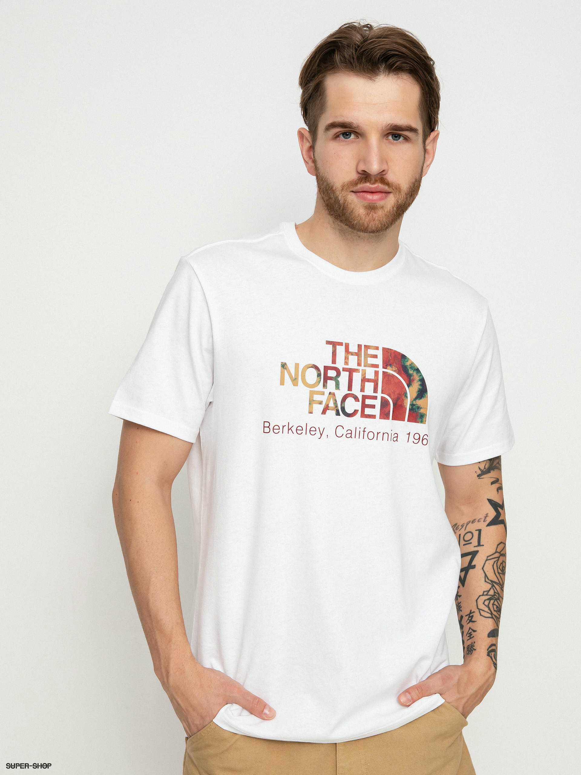 The North Face Berkeley California T-shirt (tnf white/antelope tan ice dye  print)