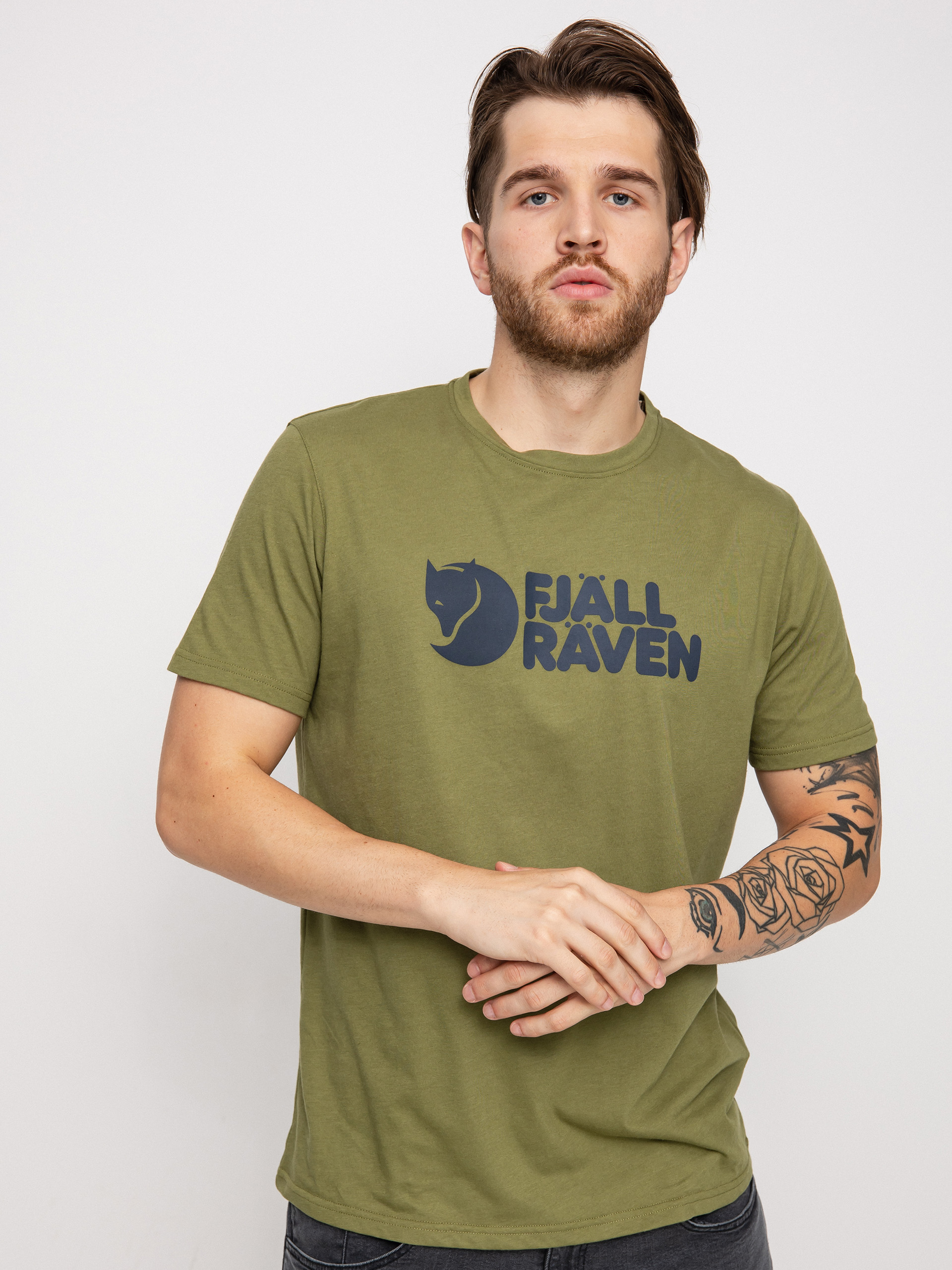 Fjallraven Logo T-shirt (caper green)