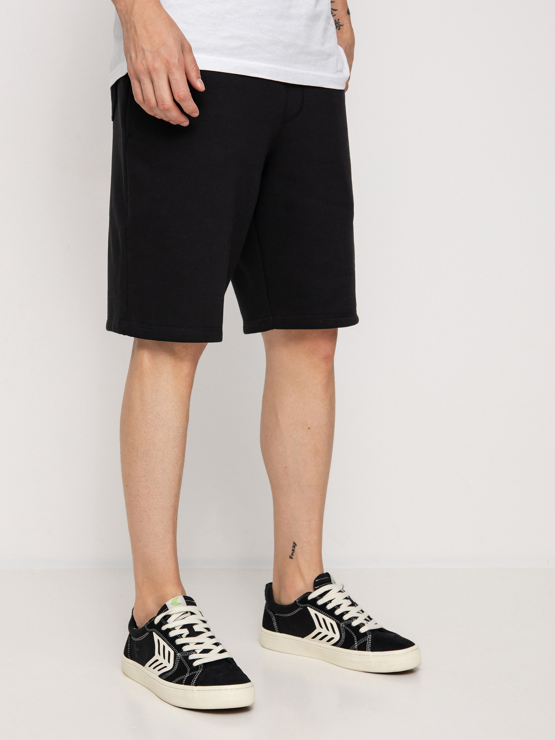 Logo fleece shorts