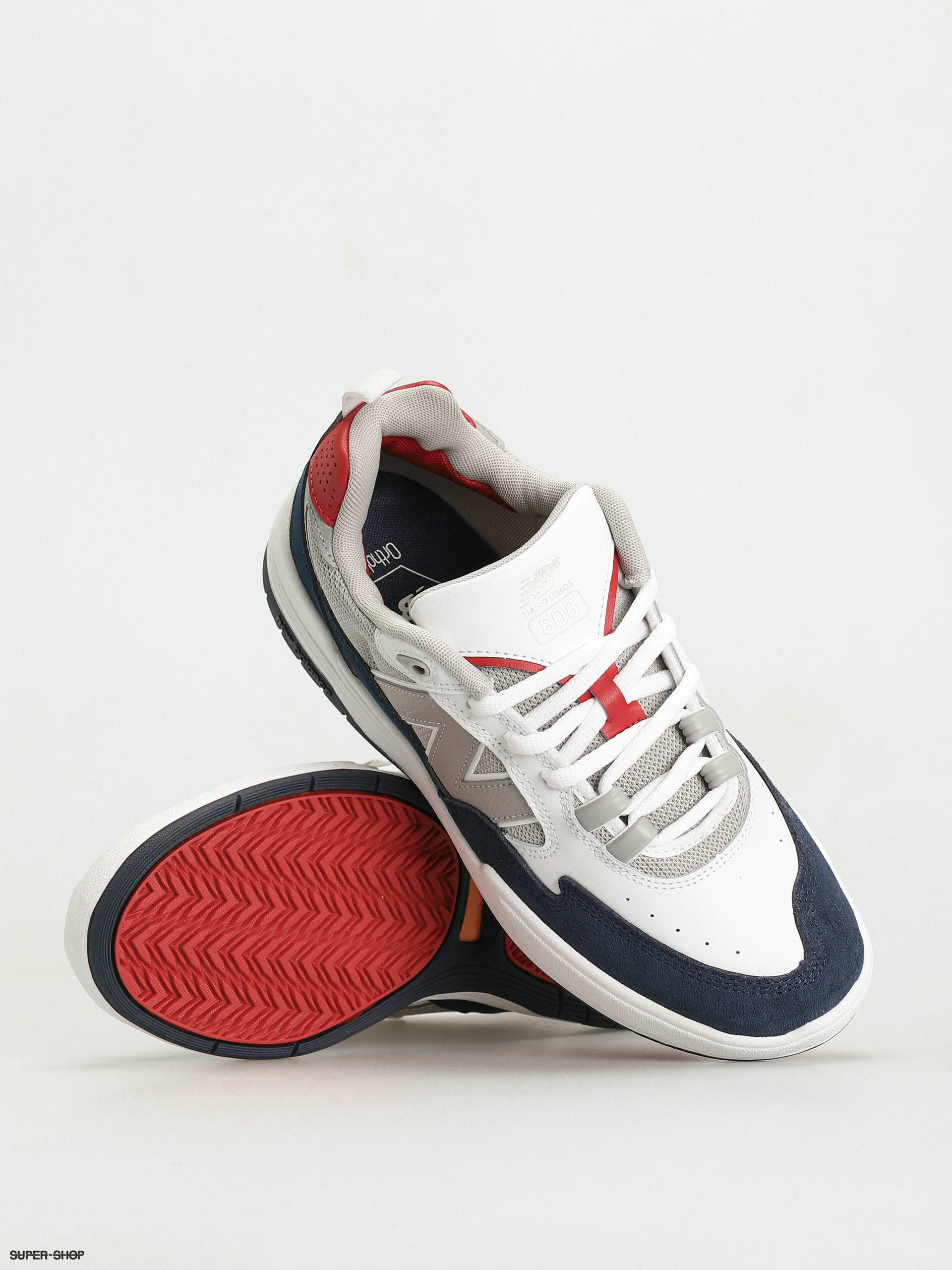 New Balance 808 X Tiago Lemos Shoes White Navy Blue White Navy   1344121 New Balance 808 X Tiago Lemos Shoes White Navy 