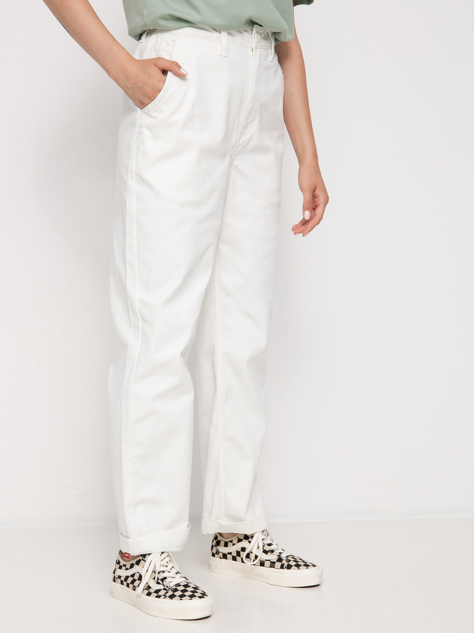 【新品】VANS AUTHENTIC CHINO LOOSE PANT ホワイト VANS AUTHENTIC CHINO LOOSE PANT - Boutique Homies