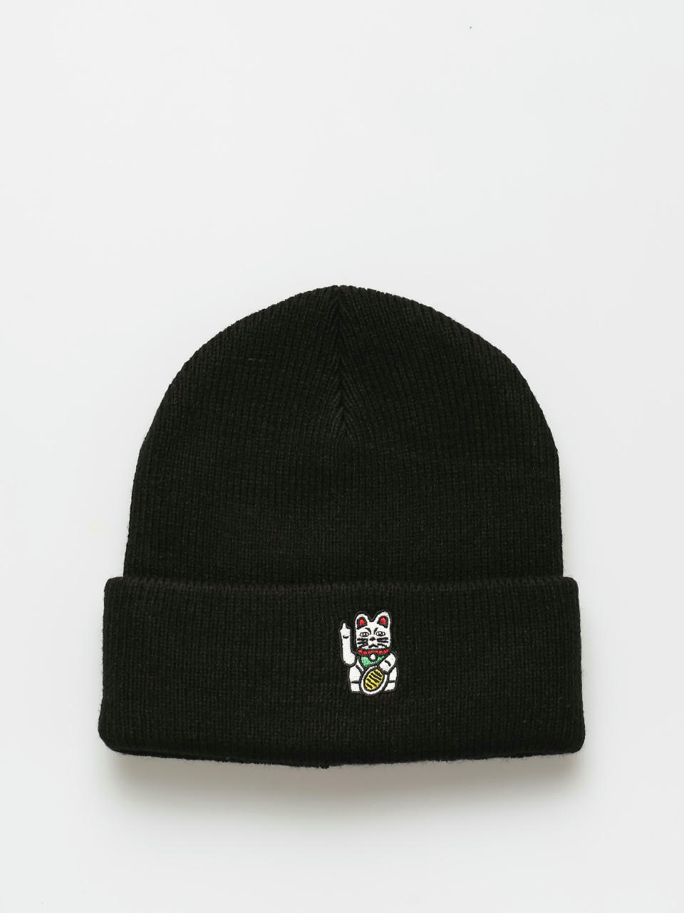 Iriedaily Bye Bye Cat Beanie (black)