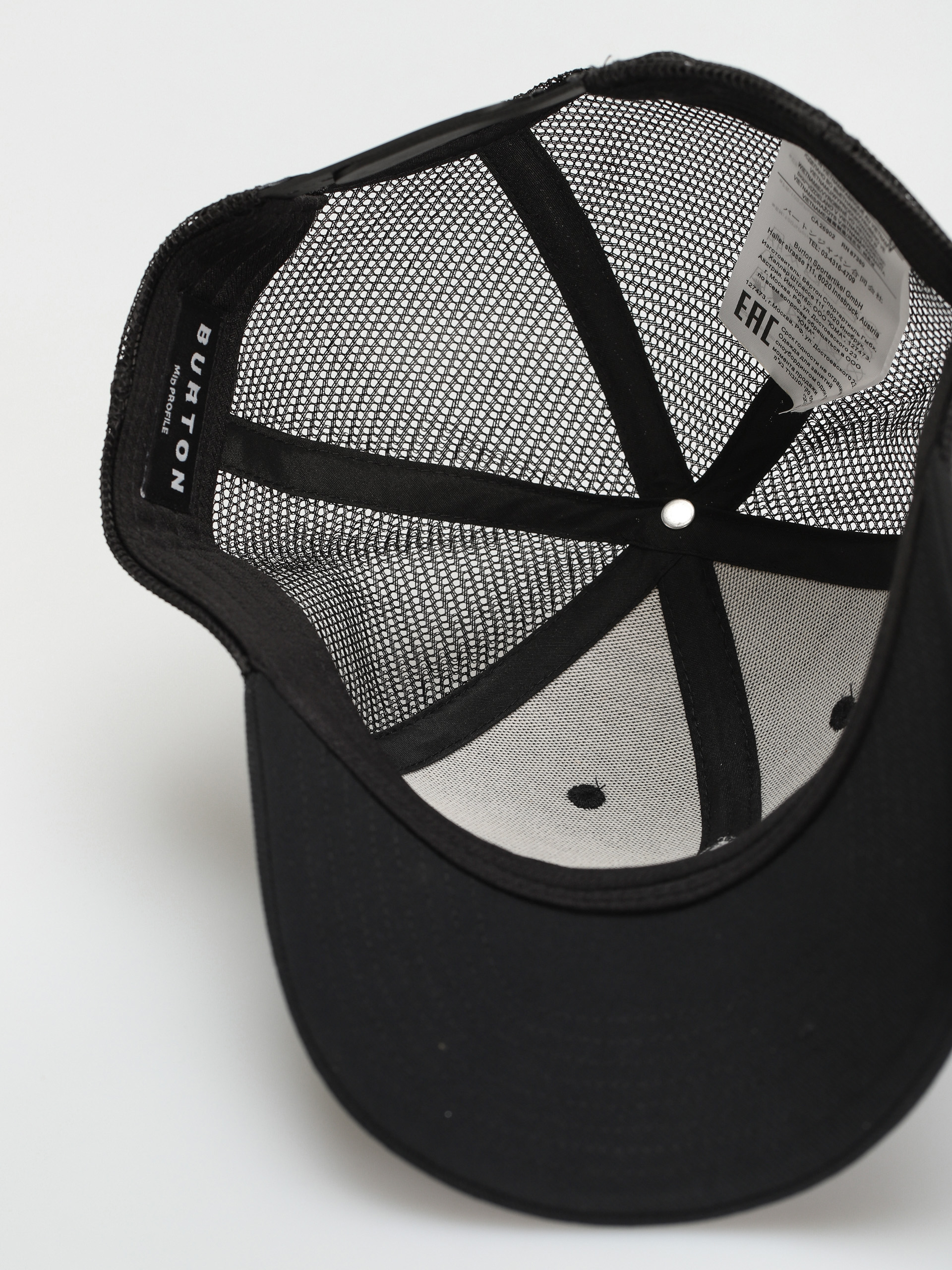 Burton Harwood Cap (true black)