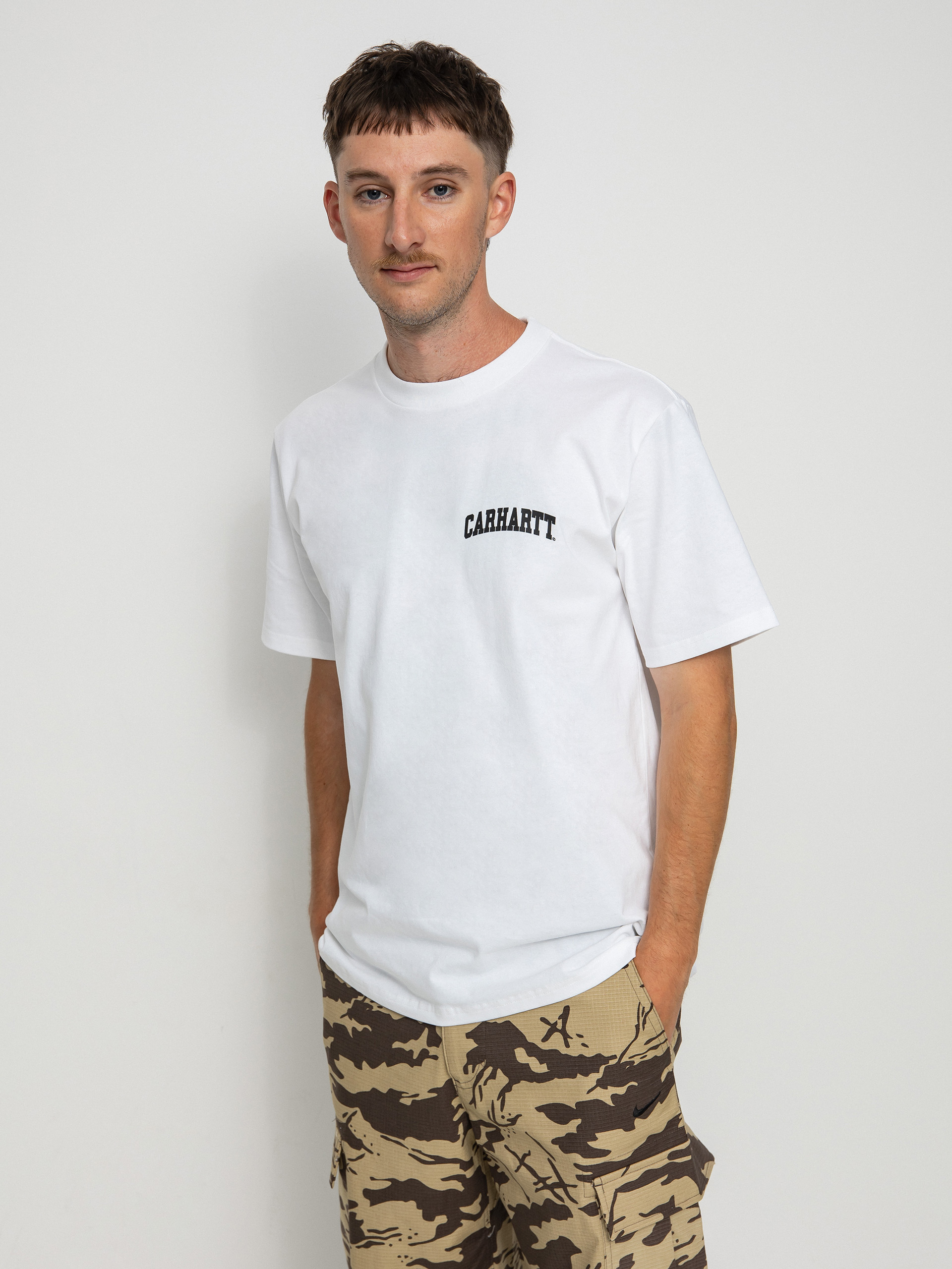 Carhartt WIP University Script T-shirt (white/black)