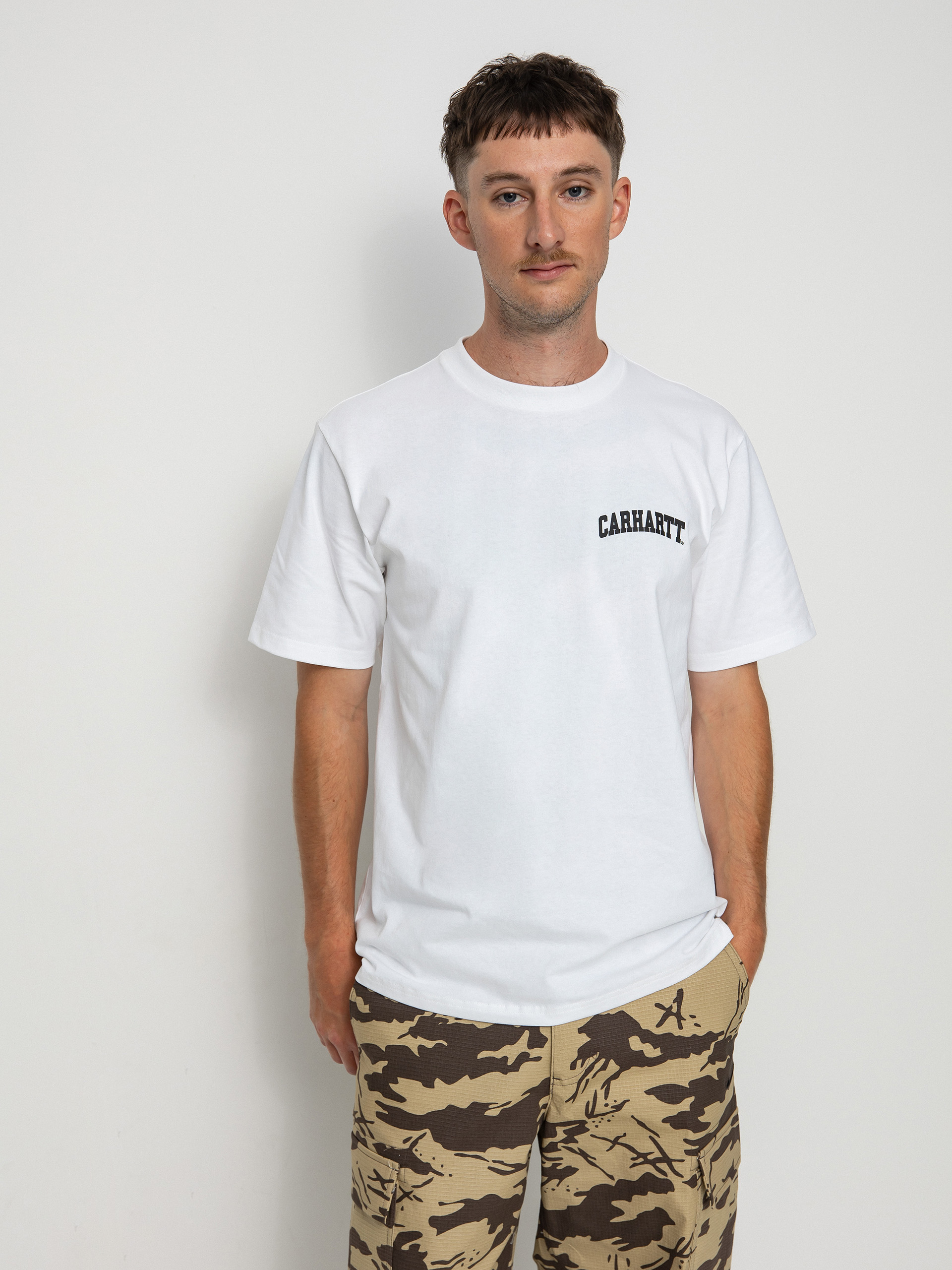 Carhartt WIP University Script T-shirt (white/black)