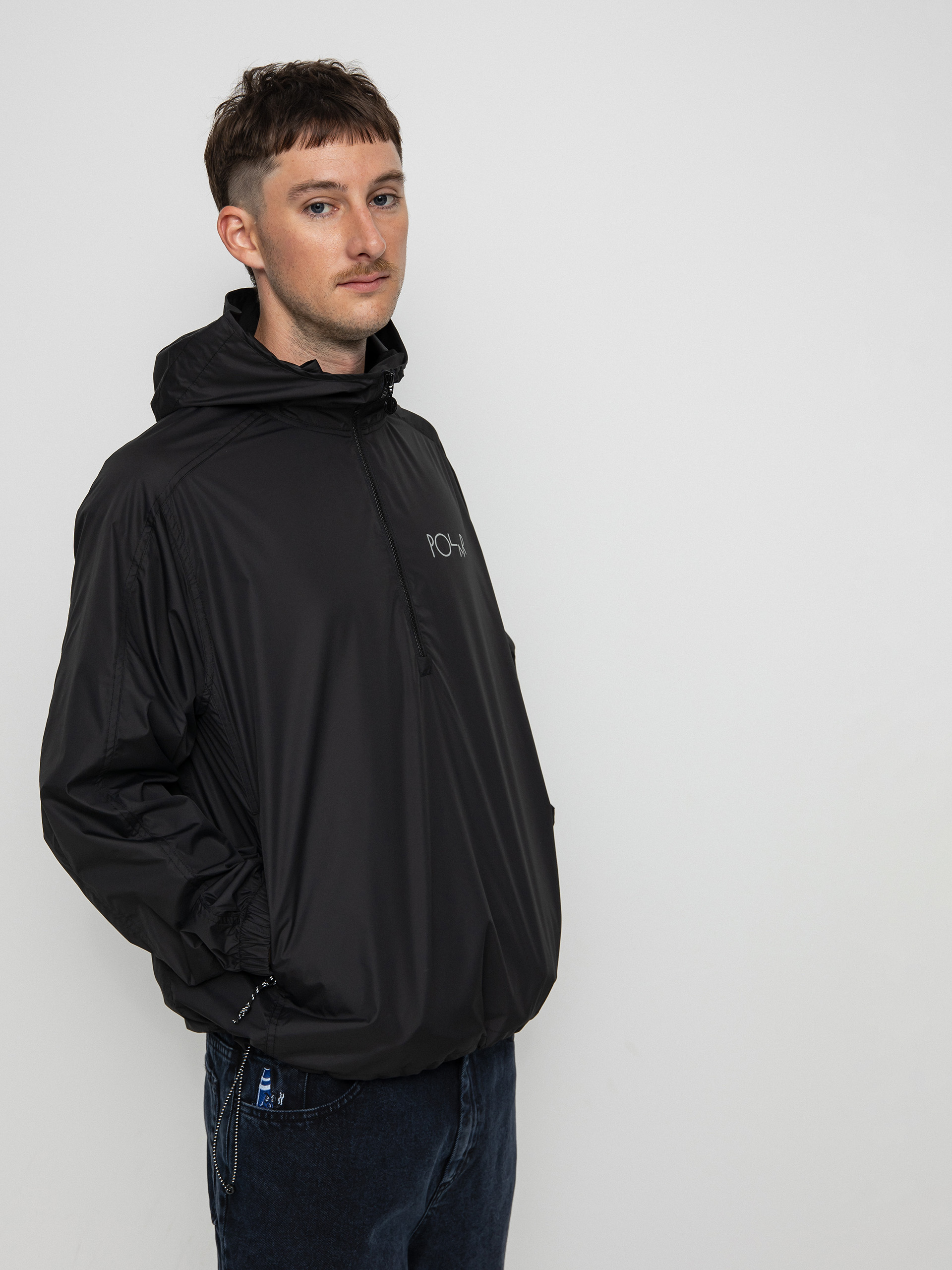 Polar Skate Packable Anorak Jacke (black)