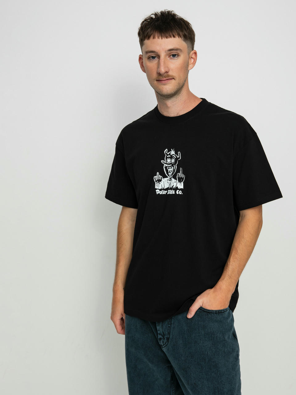 Polar Skate Devil Man T-shirt (black)