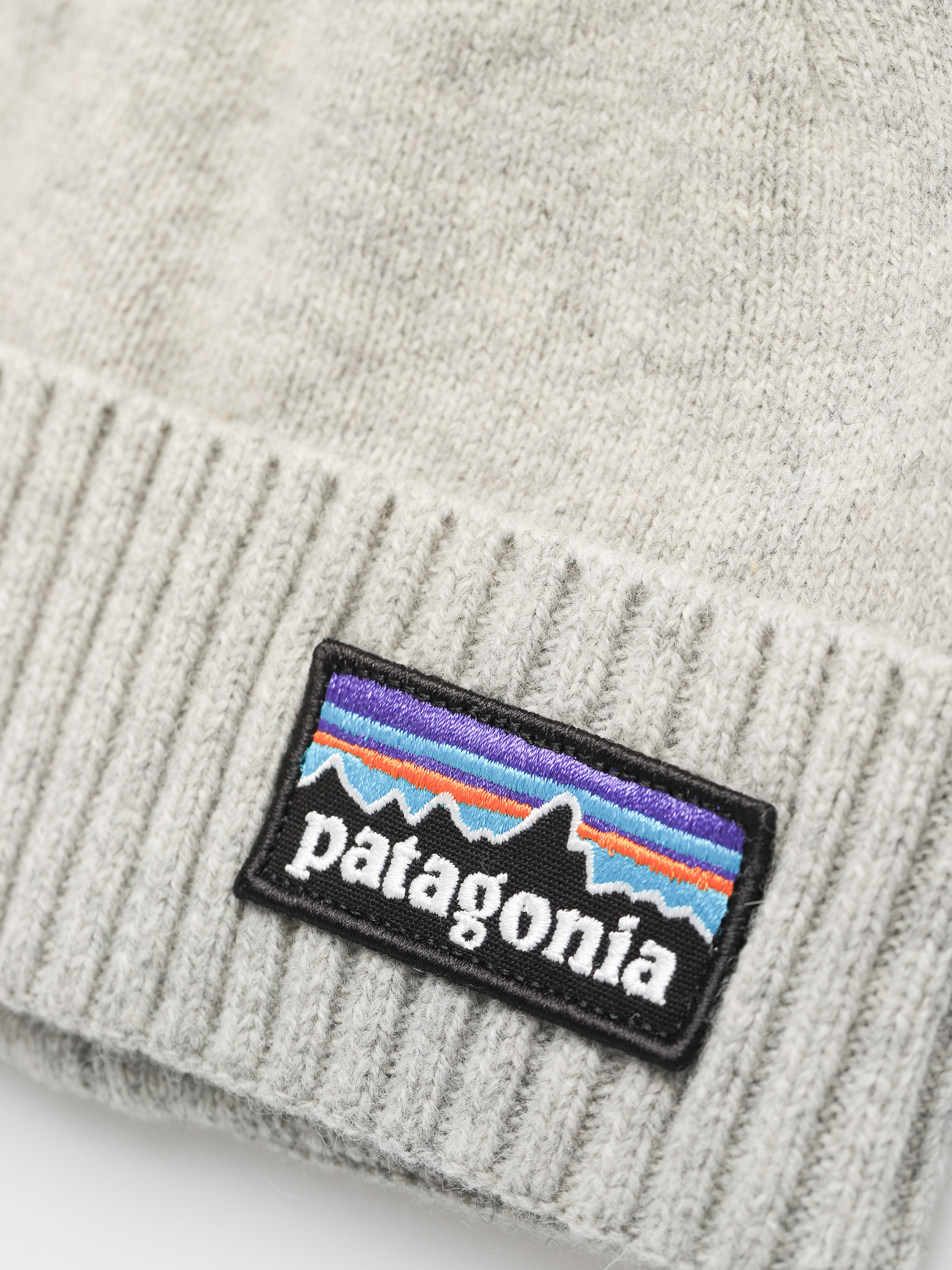 Patagonia Brodeo Beanie grey (p-6 logo/drifter grey)