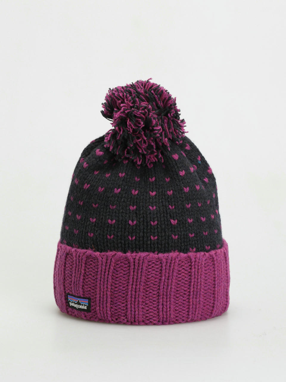 Patagonia Snowbelle Beanie (simple dot/amaranth pink)