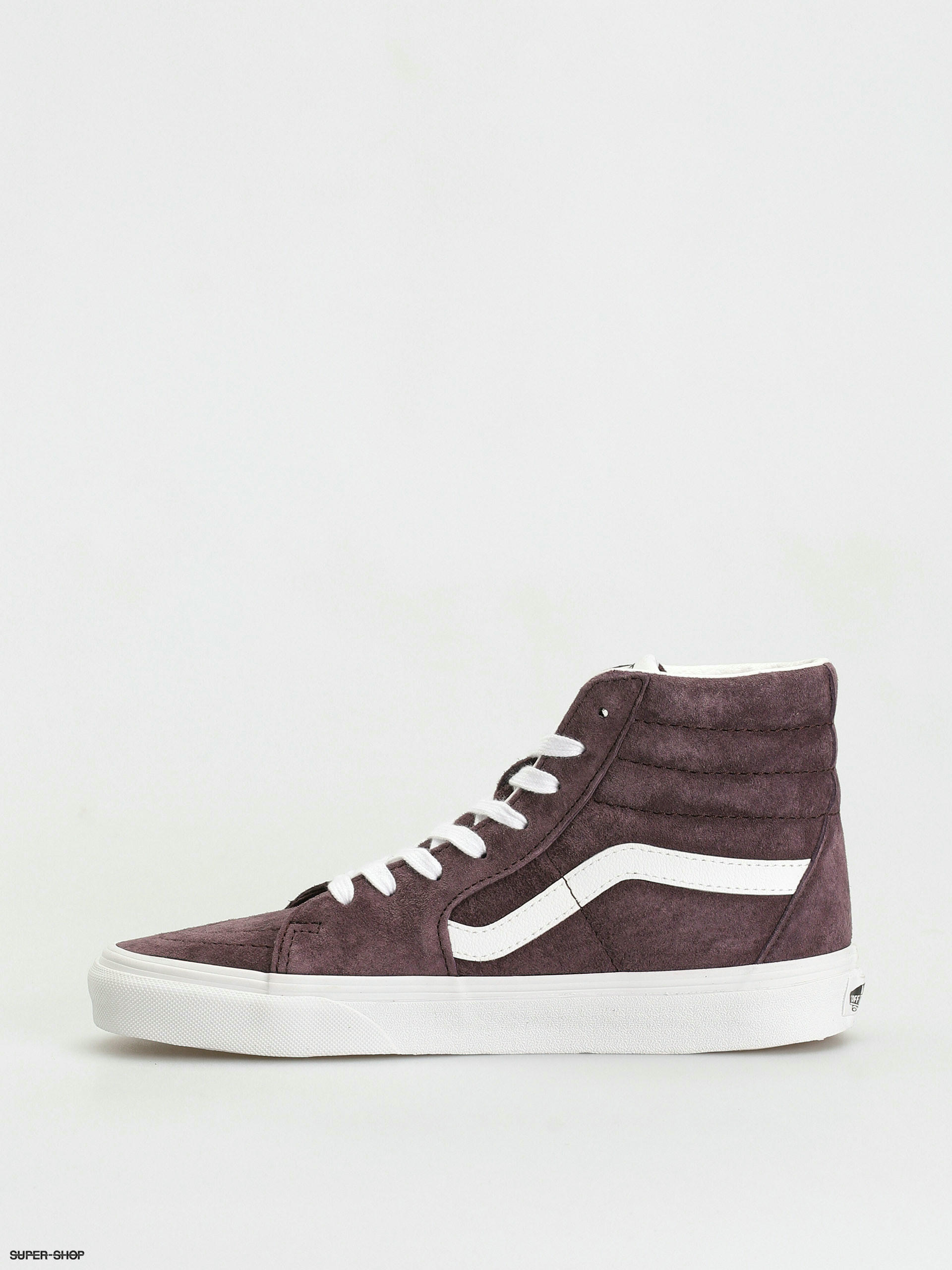 Vans Sk8 Hi Shoes (pig suede wine tasting)