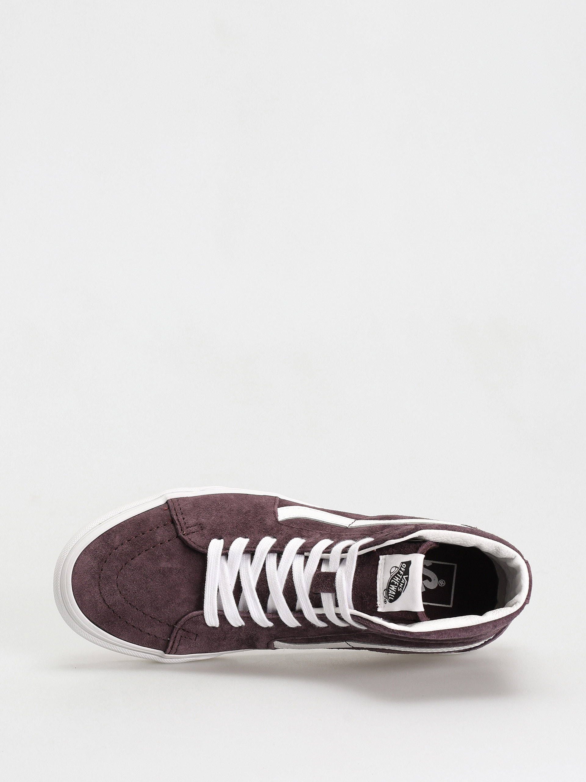 Vans Sk8 Hi Shoes (pig suede wine tasting)