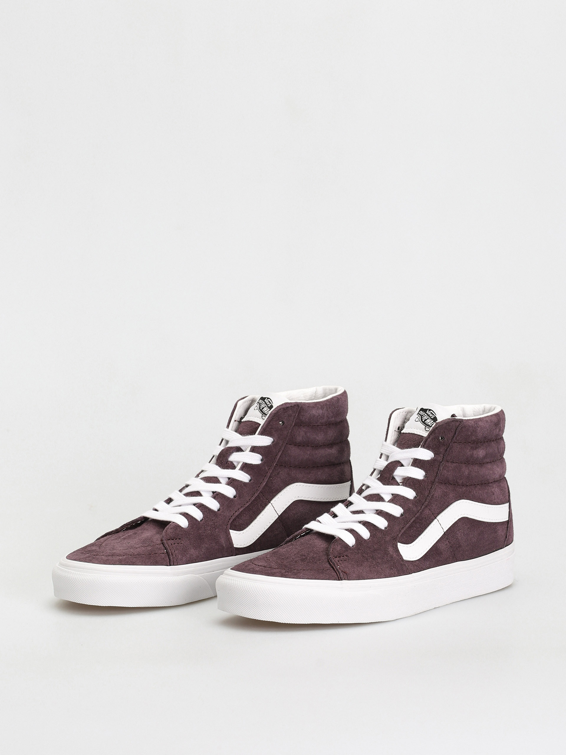 Vans Sk8 Hi Shoes (pig suede wine tasting)