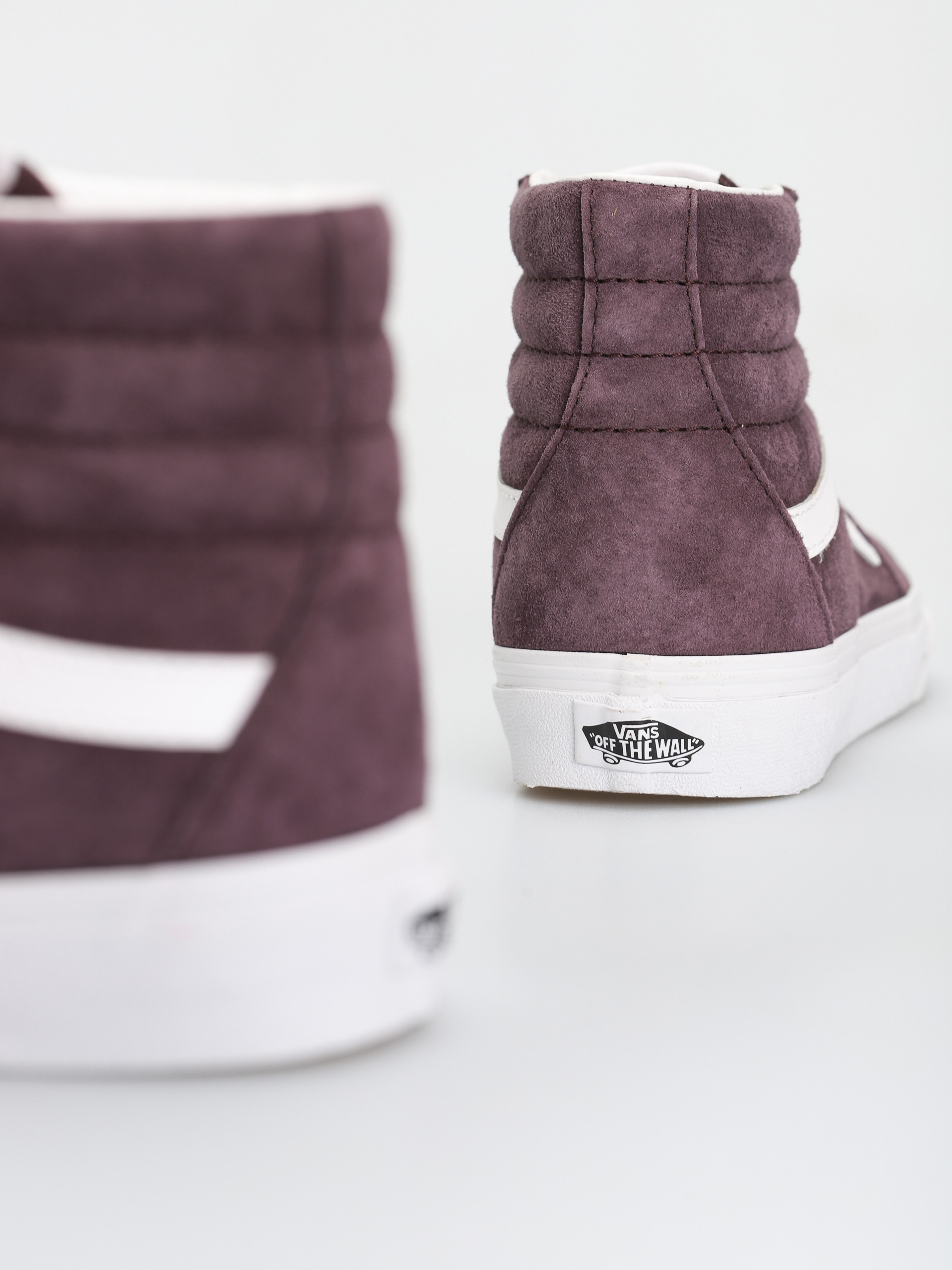 Vans Sk8 Hi Shoes (pig suede wine tasting)