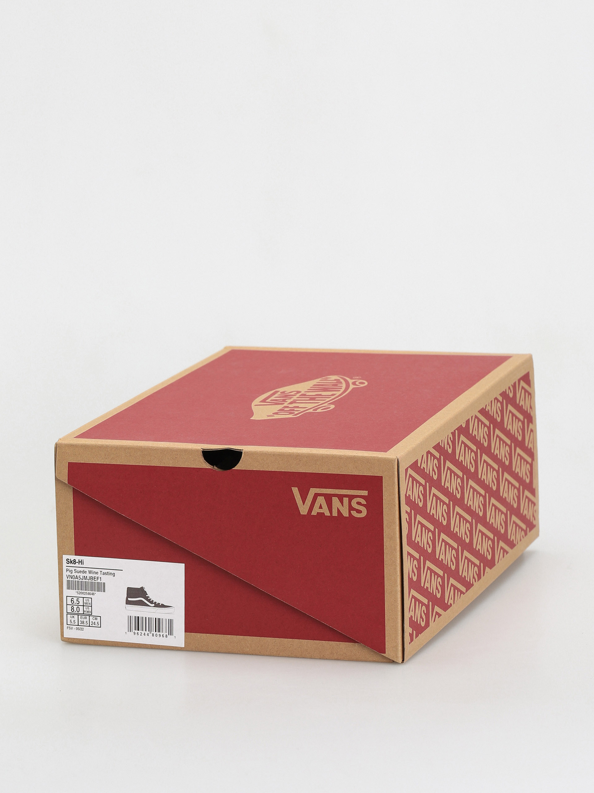 Vans Sk8 Hi Shoes (pig suede wine tasting)