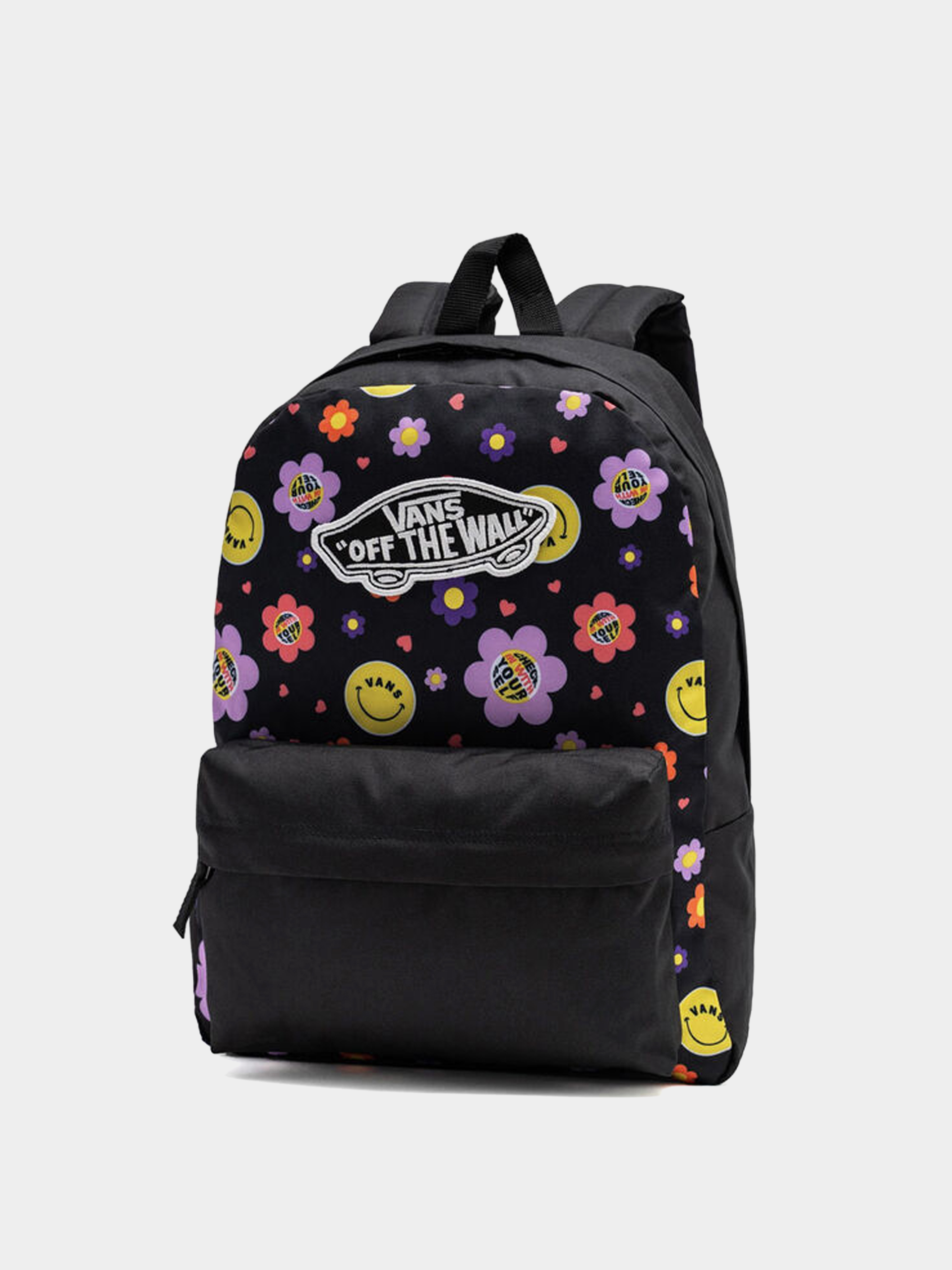 Vans Realm Backpack Wmn black (radically happy black/dubarry)