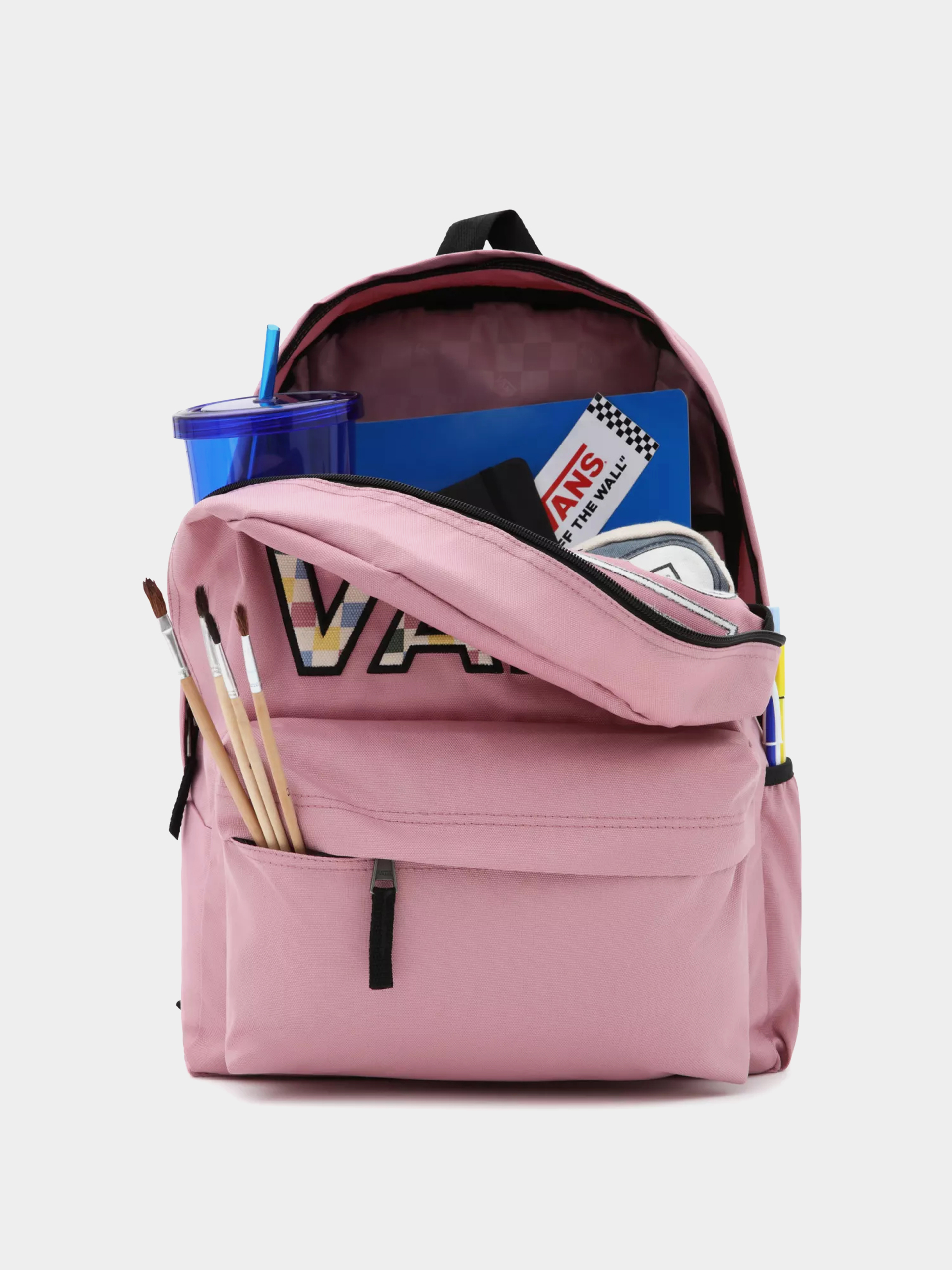 Vans Realm Flying V Backpack Wmn (multi color check lilas)