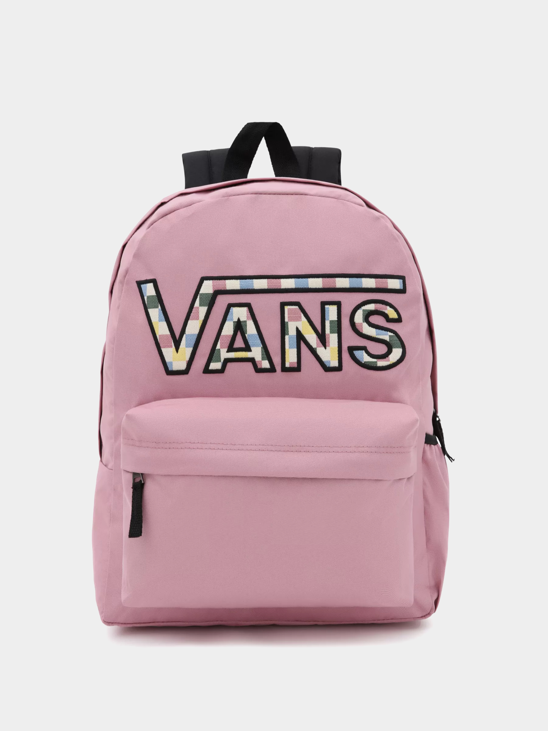 Vans Realm Flying V Backpack Wmn pink (multi color check lilas)