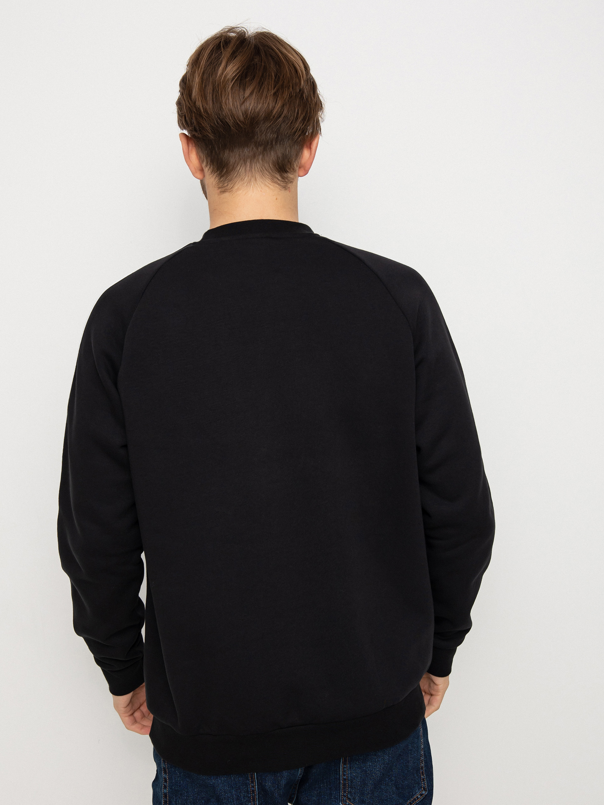 adidas Originals 3 Stripes Crew Sweatshirt (black)