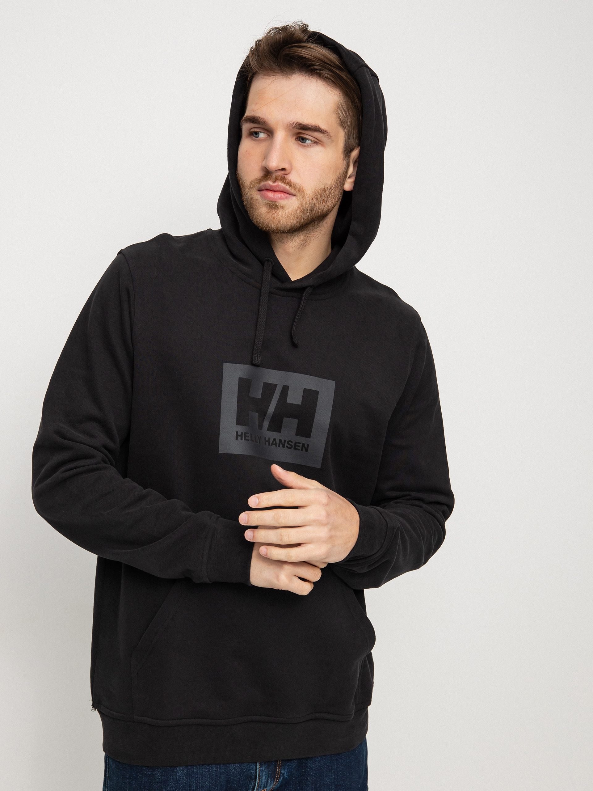 Helly hansen black hoodie online