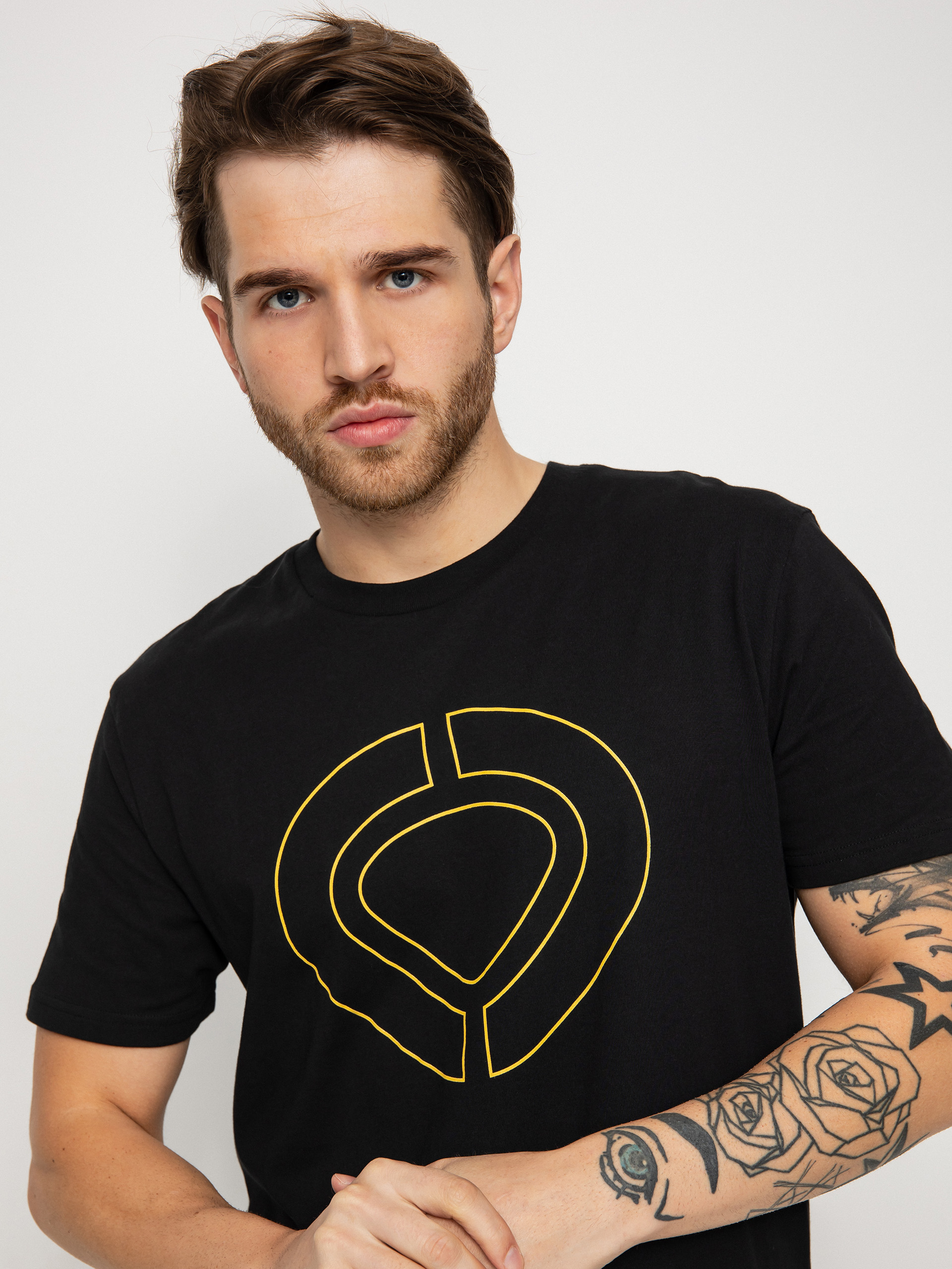 Circa Icon Track T-shirt (black/gold)