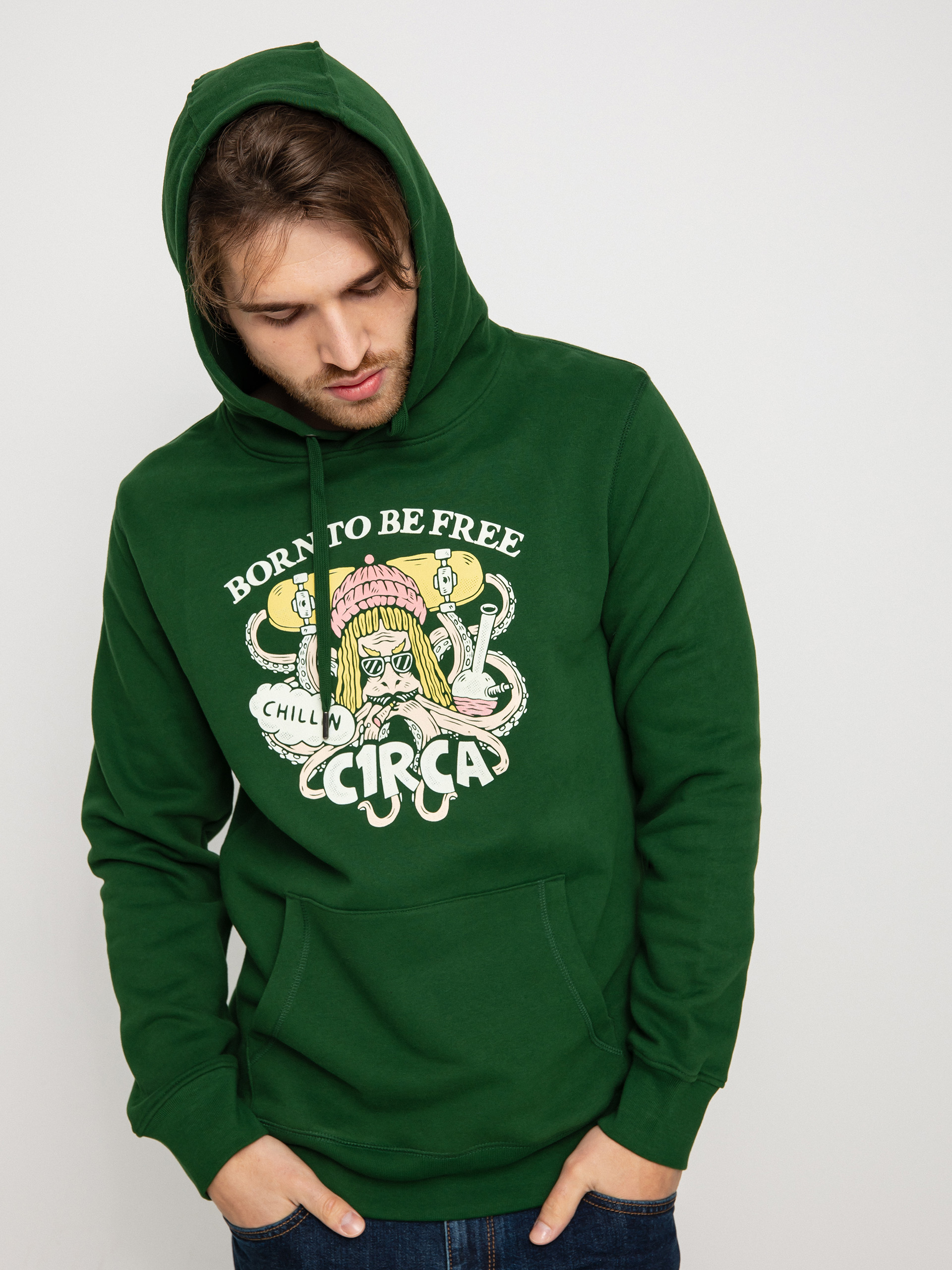 Nike heritage hot sale sweatshirt green