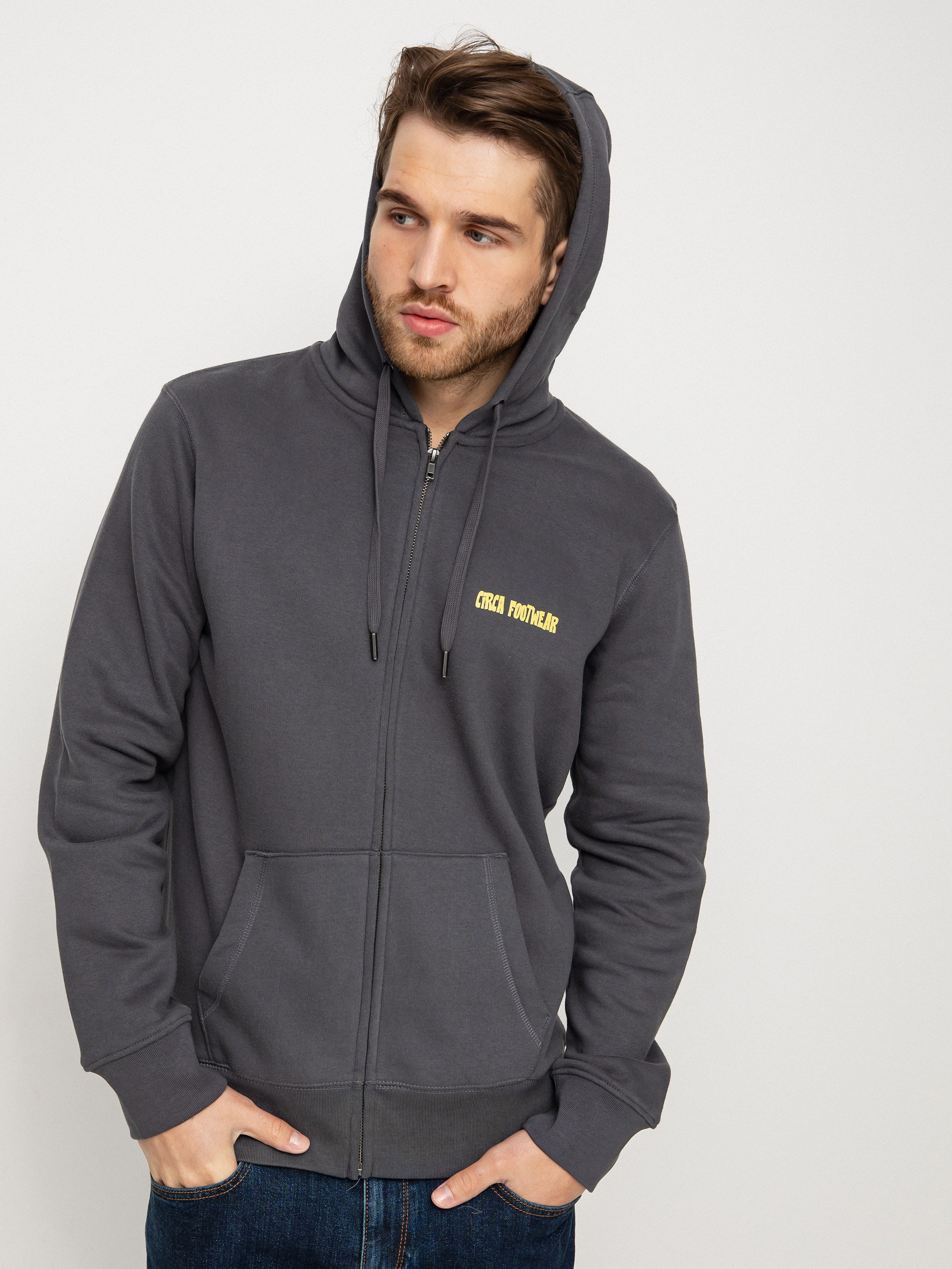 Circa Shr Cheese Zip Sweatshirt (charcoal)