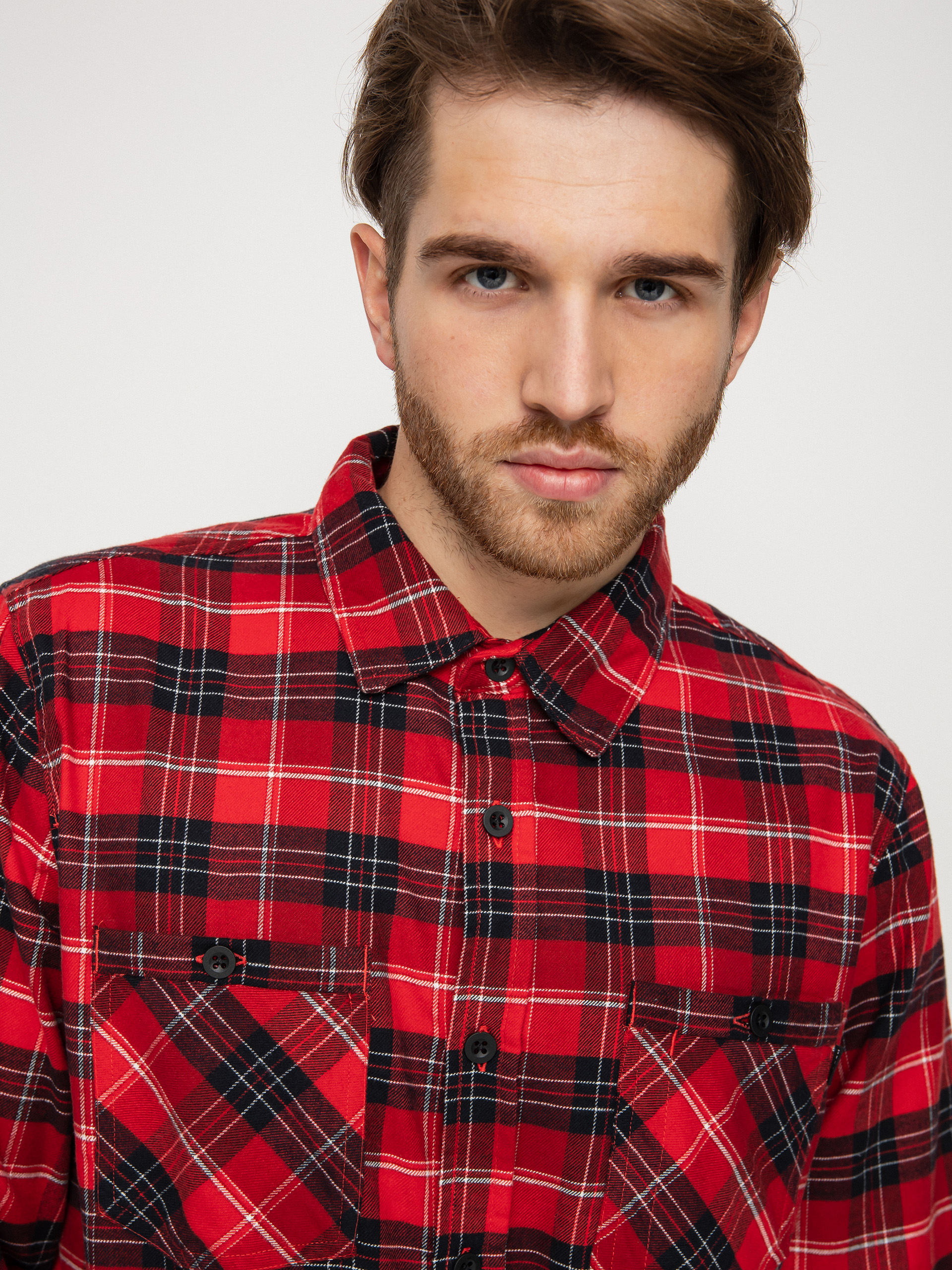 Burton Favorite Flannel Shirt (tomato bradley plaid)
