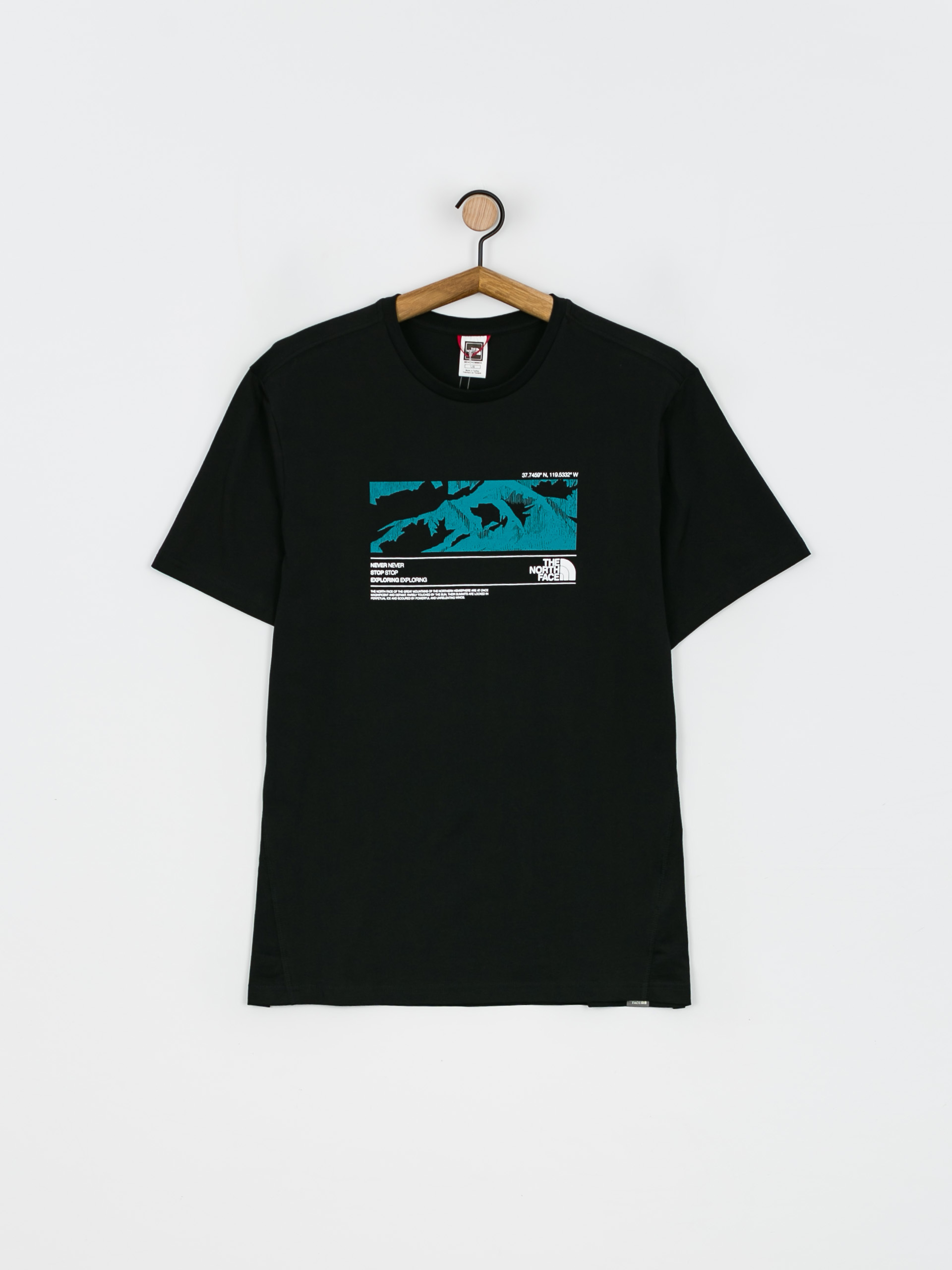 north face coordinates t shirt