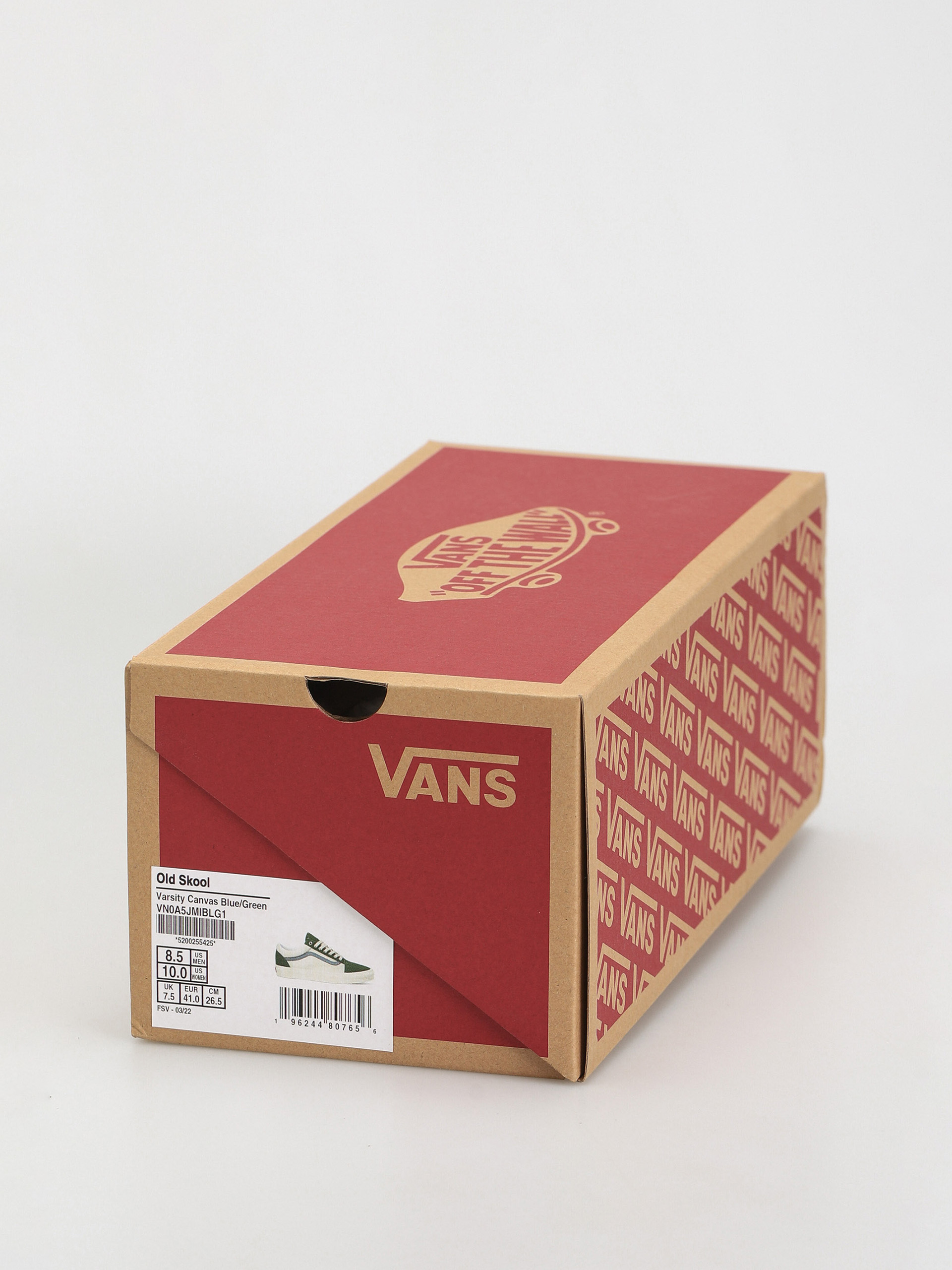 Vans Old Skool Shoes (varsity canvas blue/green)