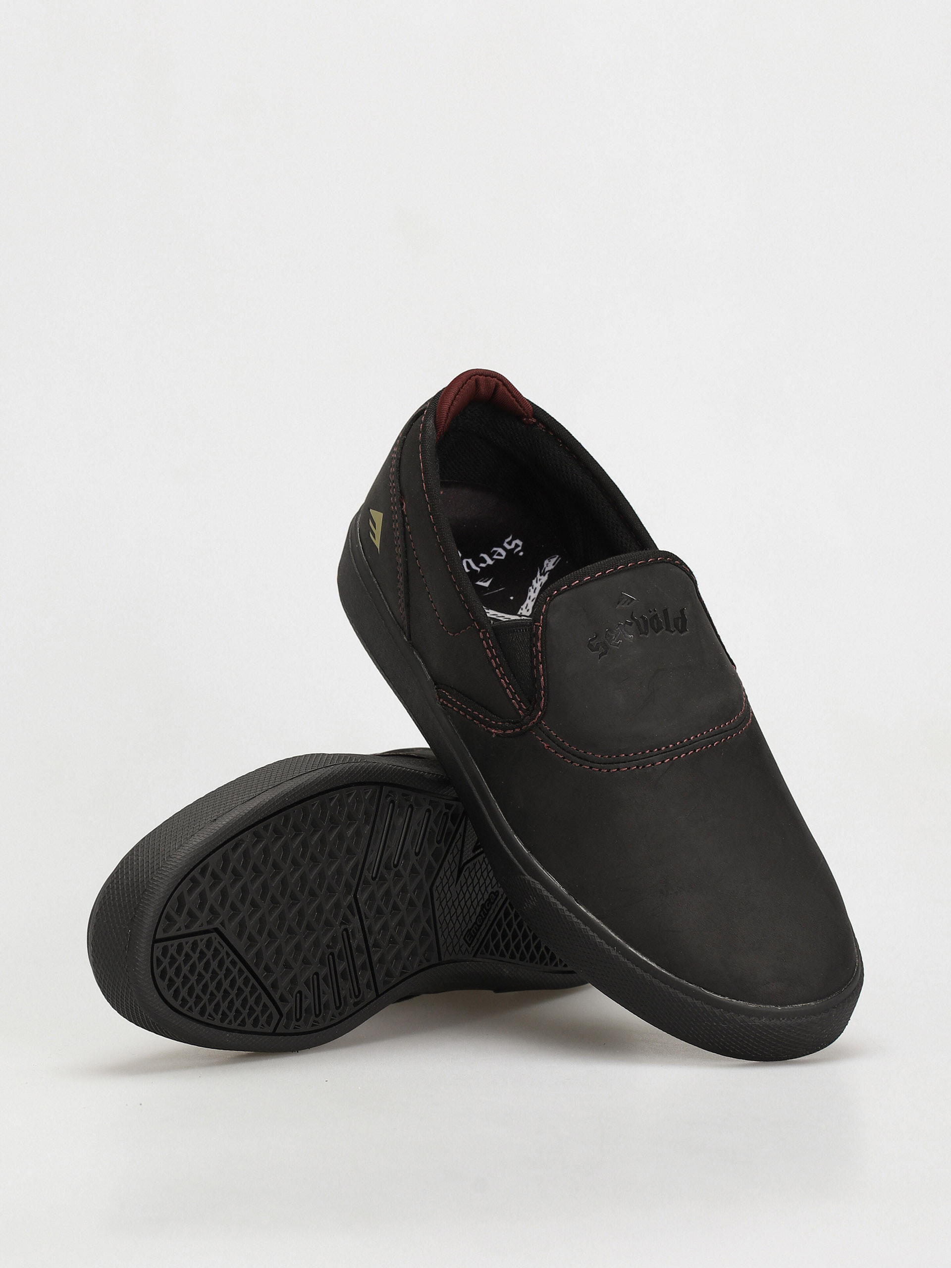 Emerica Wino G6 Slip Cup Schuhe (black/black/red)