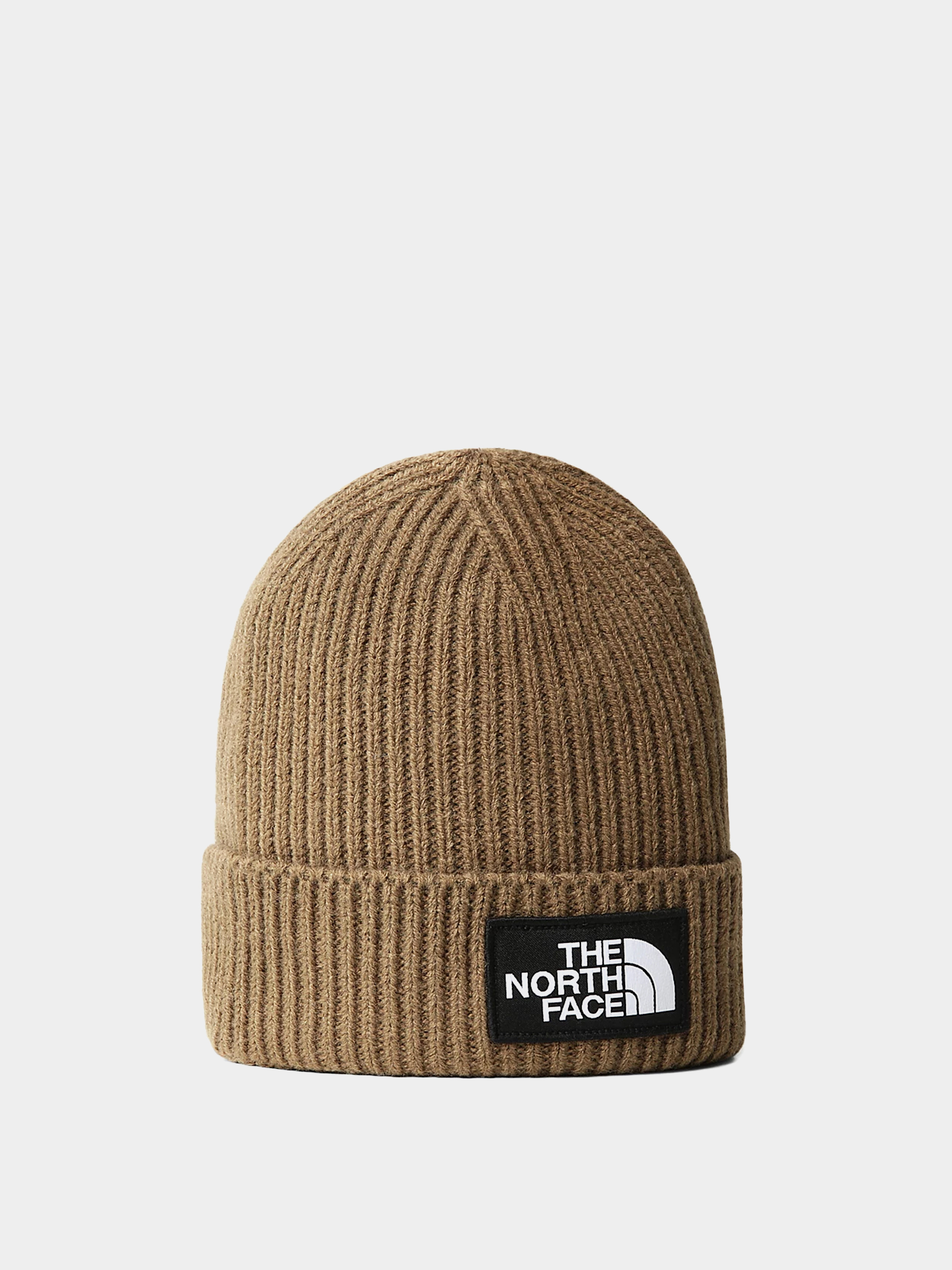 The North Face TNF Logo Box Beanie (military olive)