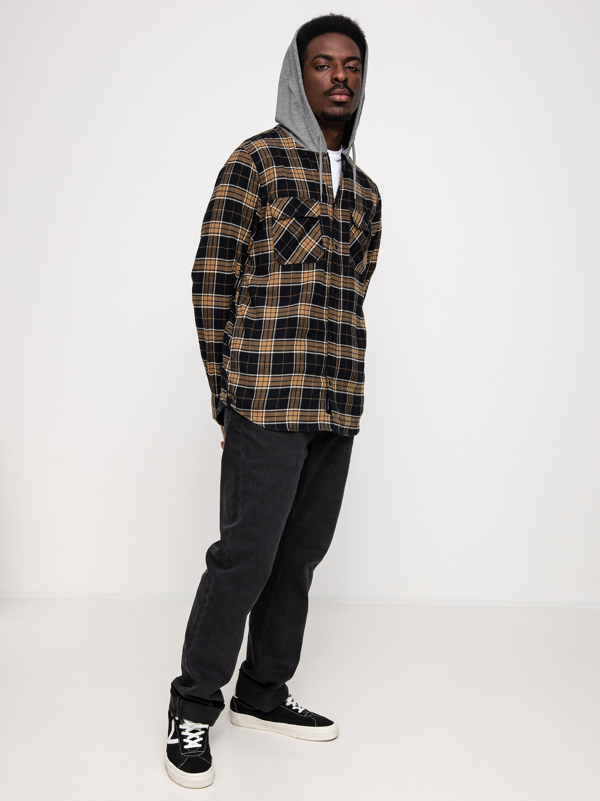 ★Vansバンズ★Parkway II Shirt関税込★ Vans Parkway II Shirt - black (black/dirt)