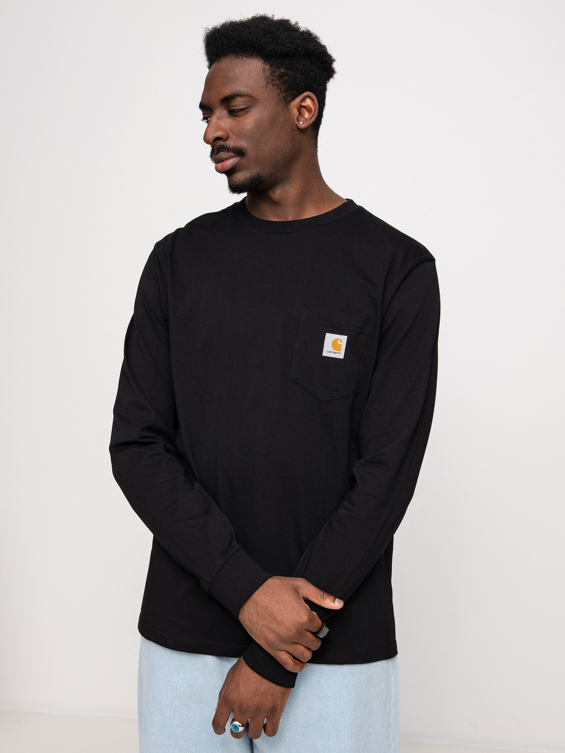 Carhartt WIP Pocket Longsleeve black (black)