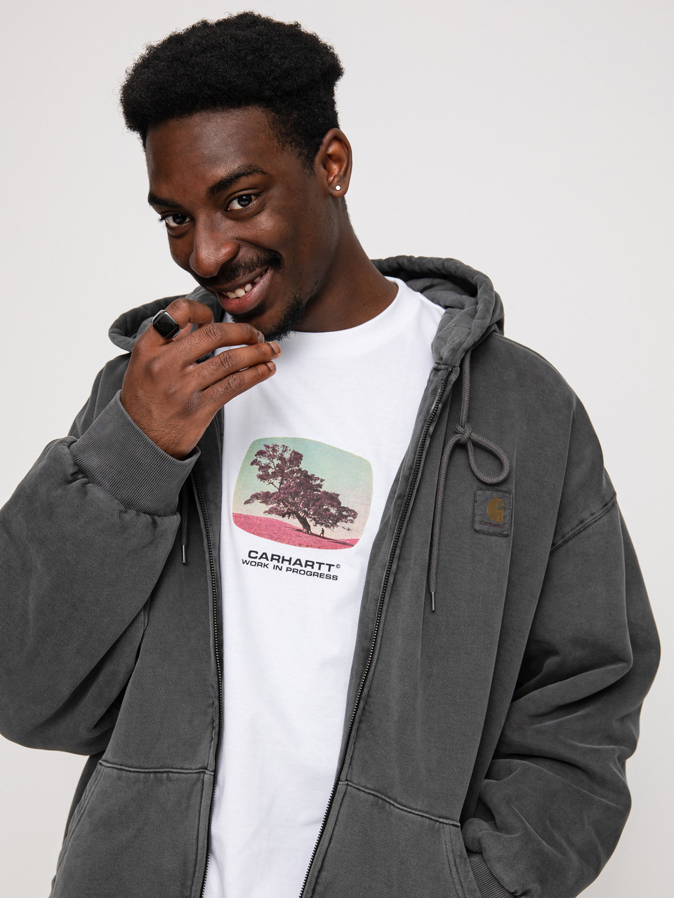 Carhartt WIP Vista Jacket - black, grey (vulcan)