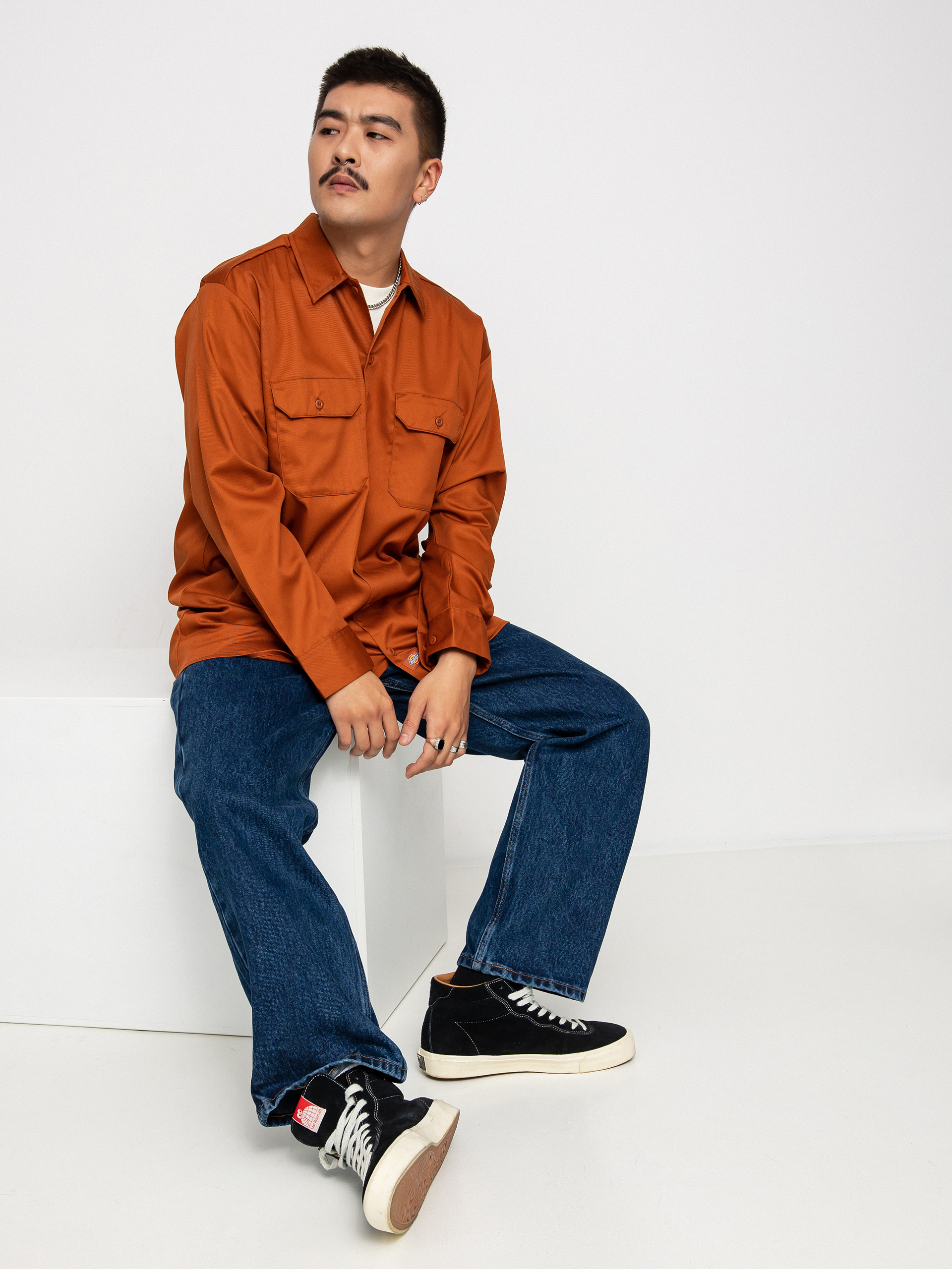 Dickies Work Shirt Shirt (gingerbread)